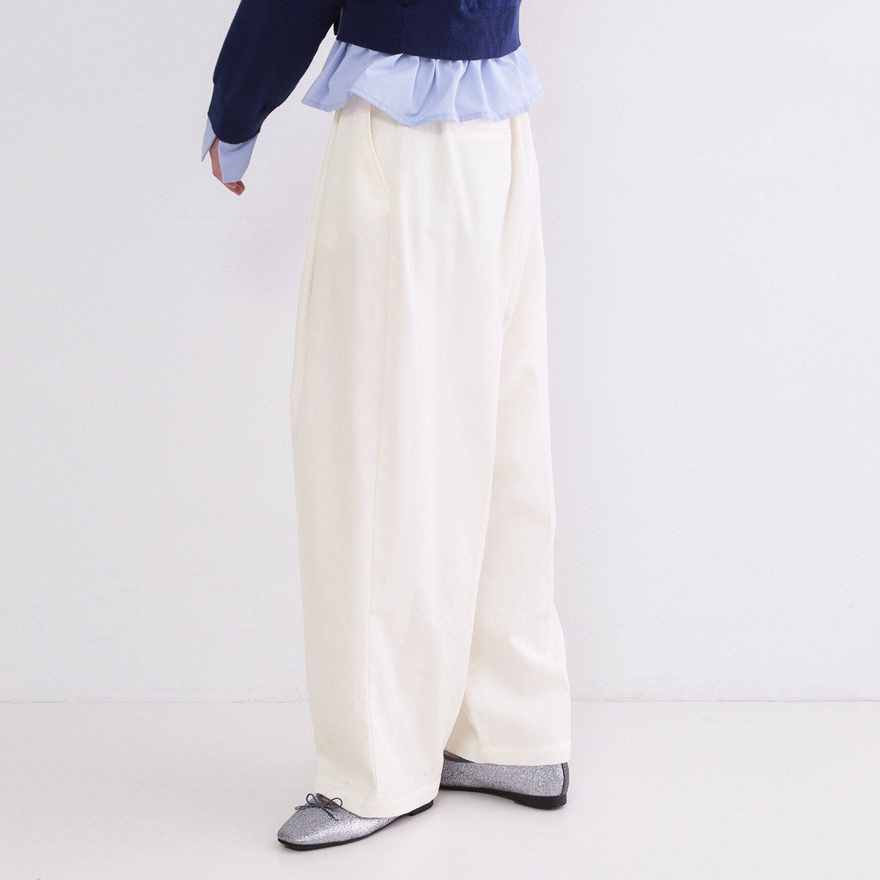 OPAQUE.CLIP「バレルレッグチノパンツ【洗濯機OK】」|その他|