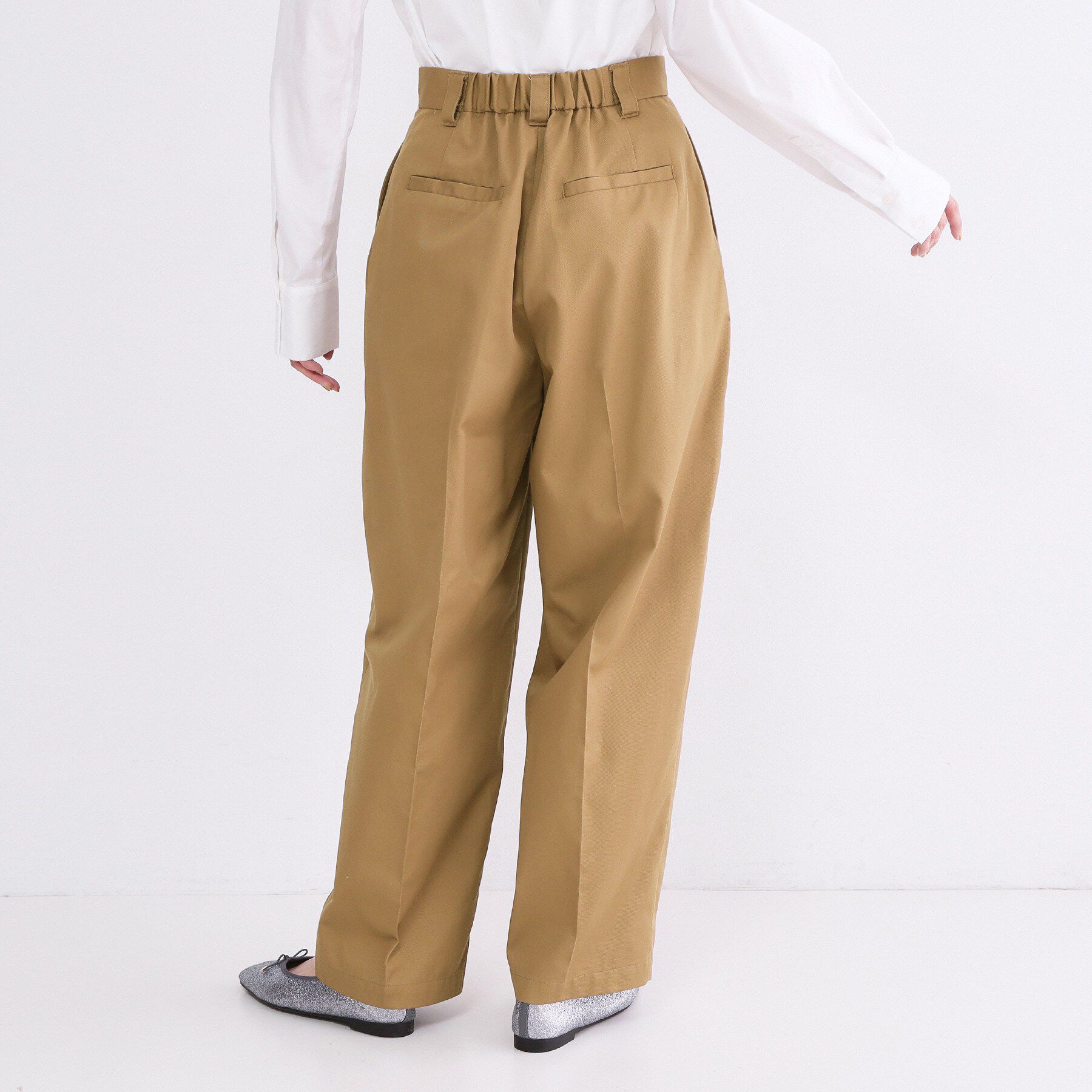 OPAQUE.CLIP「バレルレッグチノパンツ【洗濯機OK】」|その他|