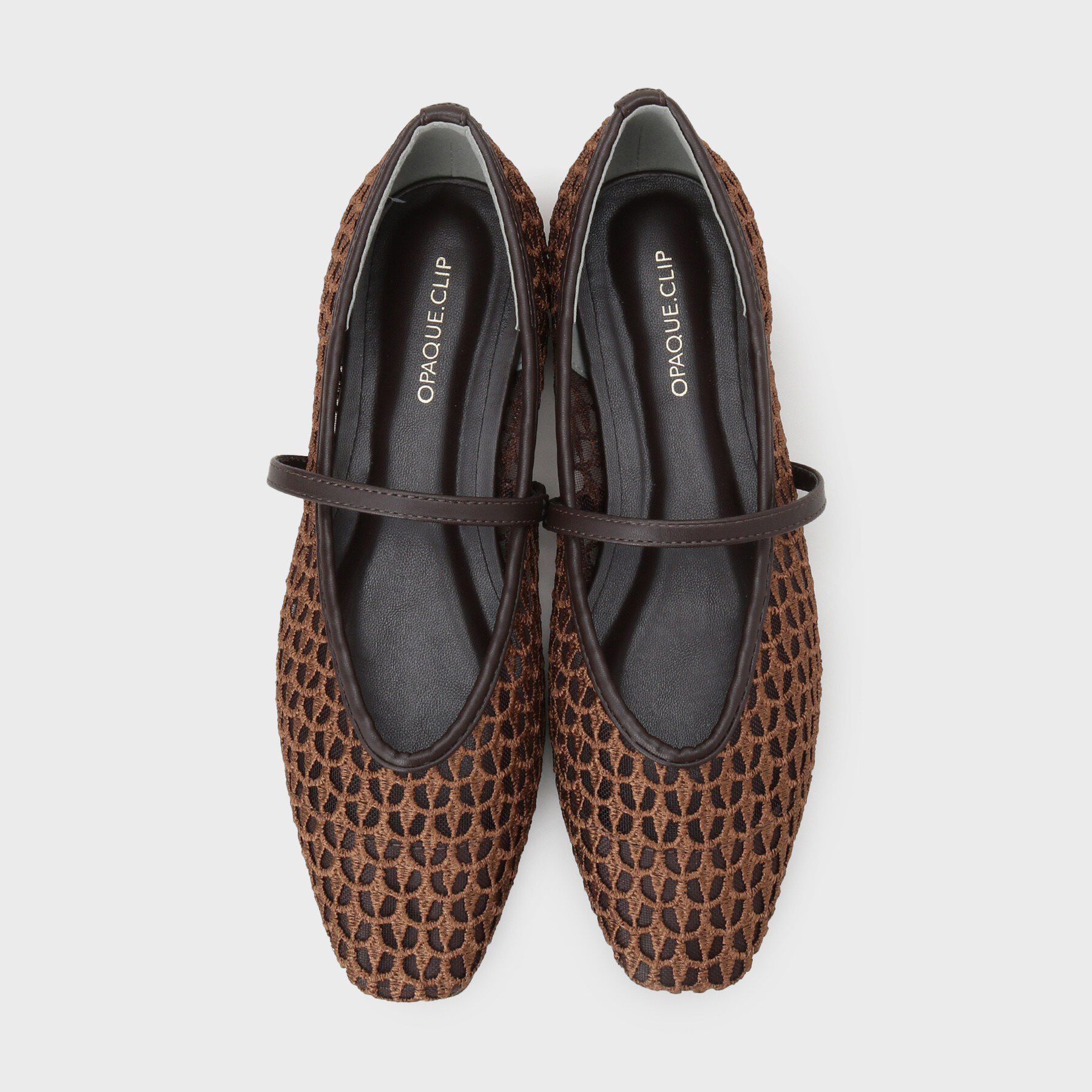 OPAQUE.CLIP「チュールメッシュメリージェーン」|パンプス|