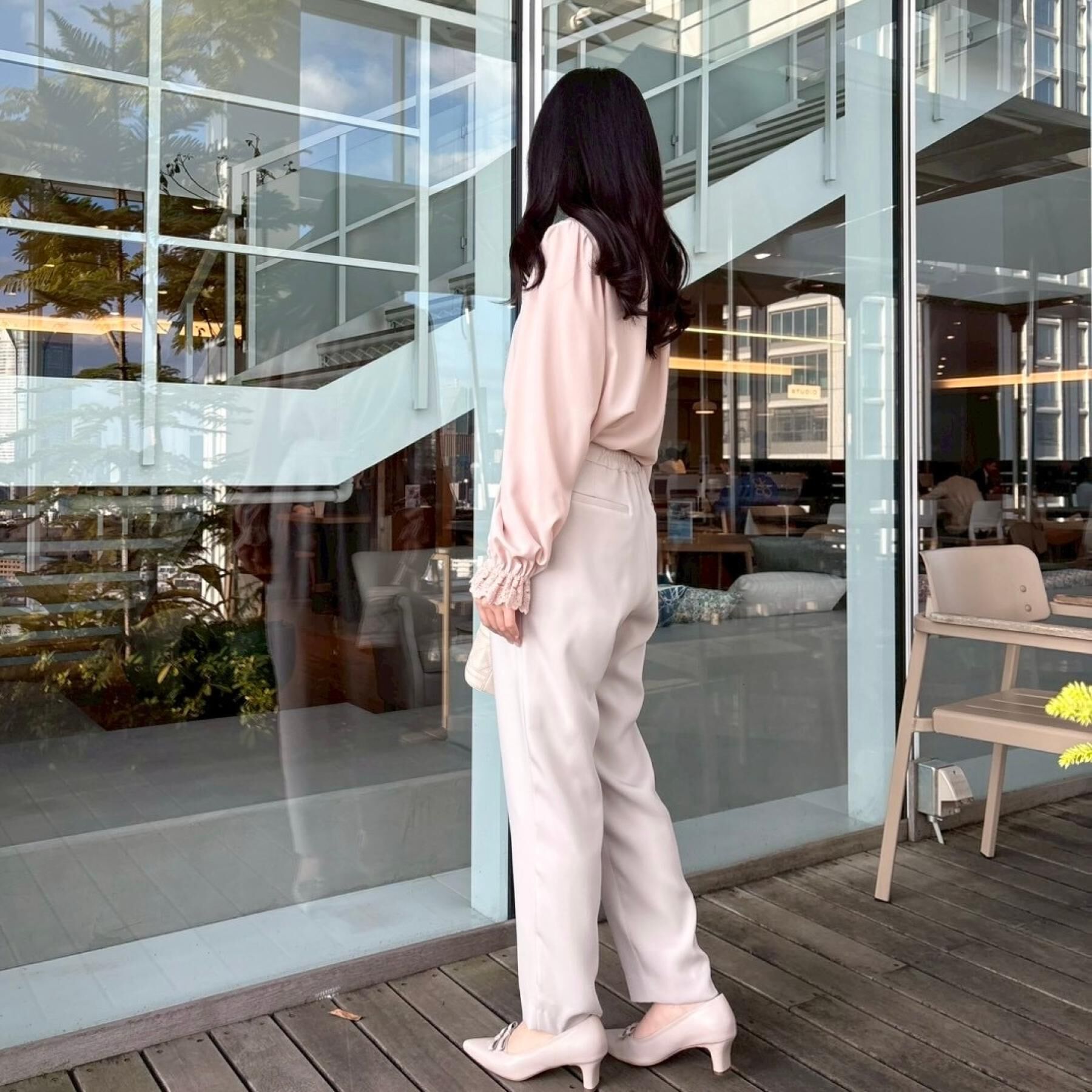 Couture broach「【2WAY・ハレの日・通勤】エンブロレースブラウス」|シャツ・ブラウス|