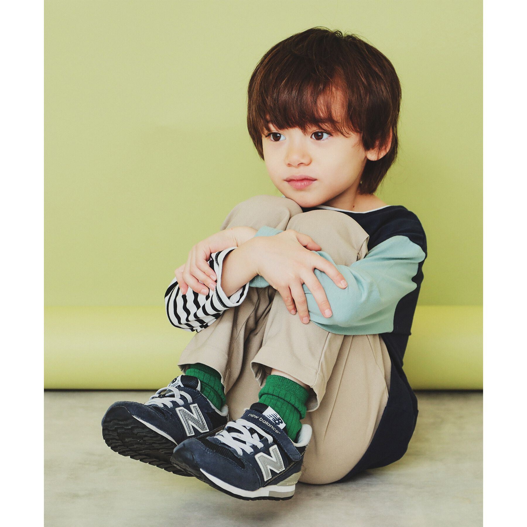 THE SHOP TK「【100-160】のびーるストレートパンツ/洗濯機OK」|その他|