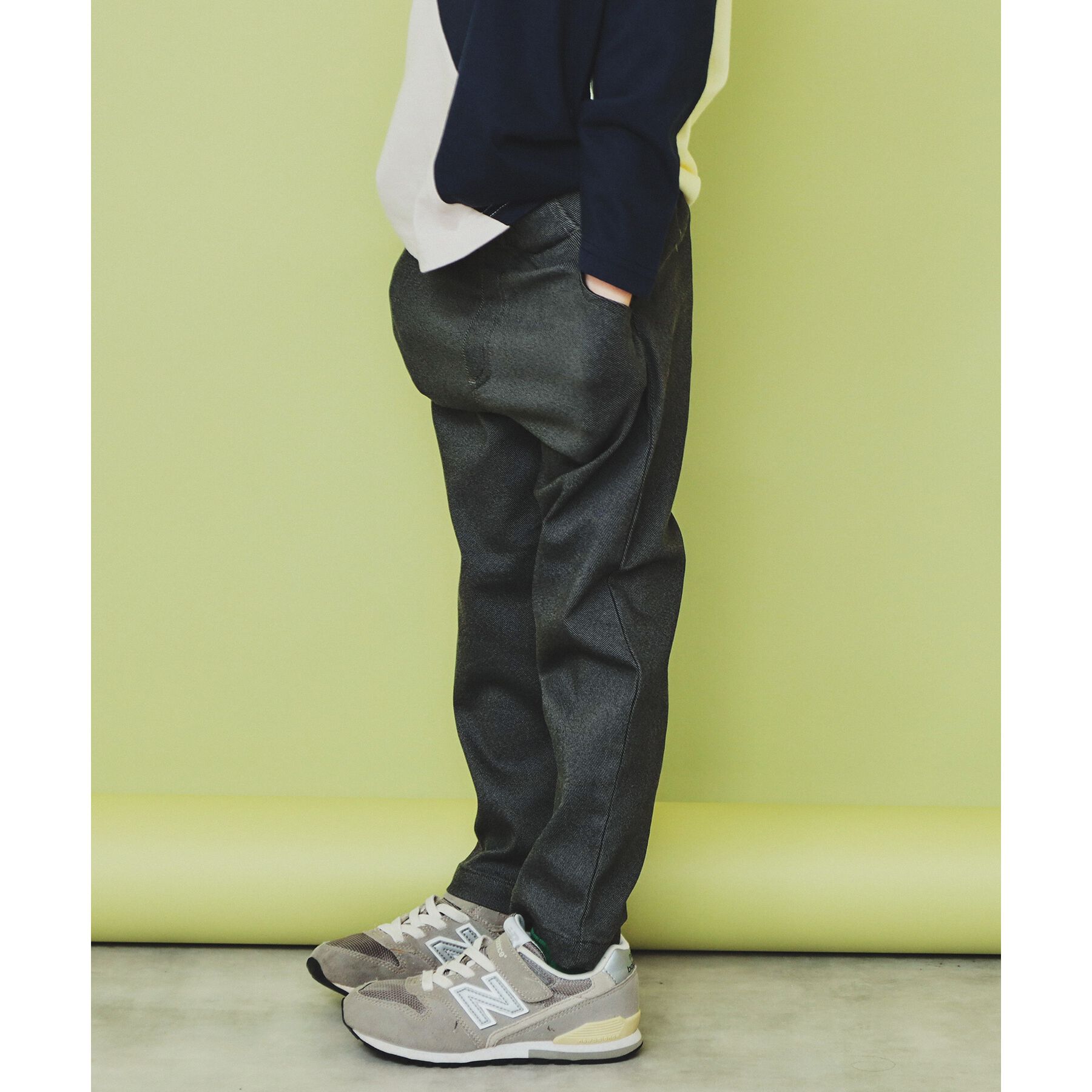 THE SHOP TK「【100-160】のびーるストレートパンツ/洗濯機OK」|その他|