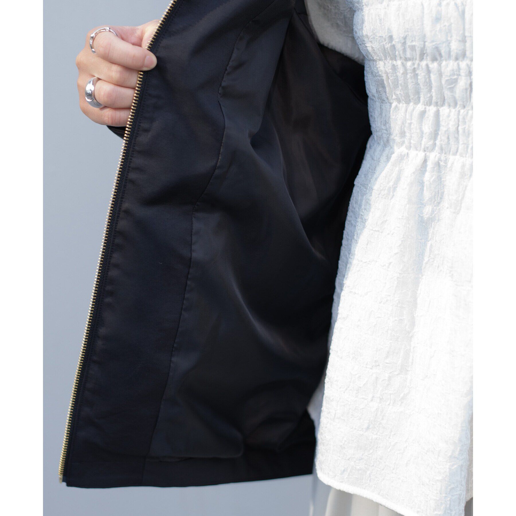 THE SHOP TK「【撥水】ウエストドロストマウンテンパーカ」|ブルゾン・スタジャン|