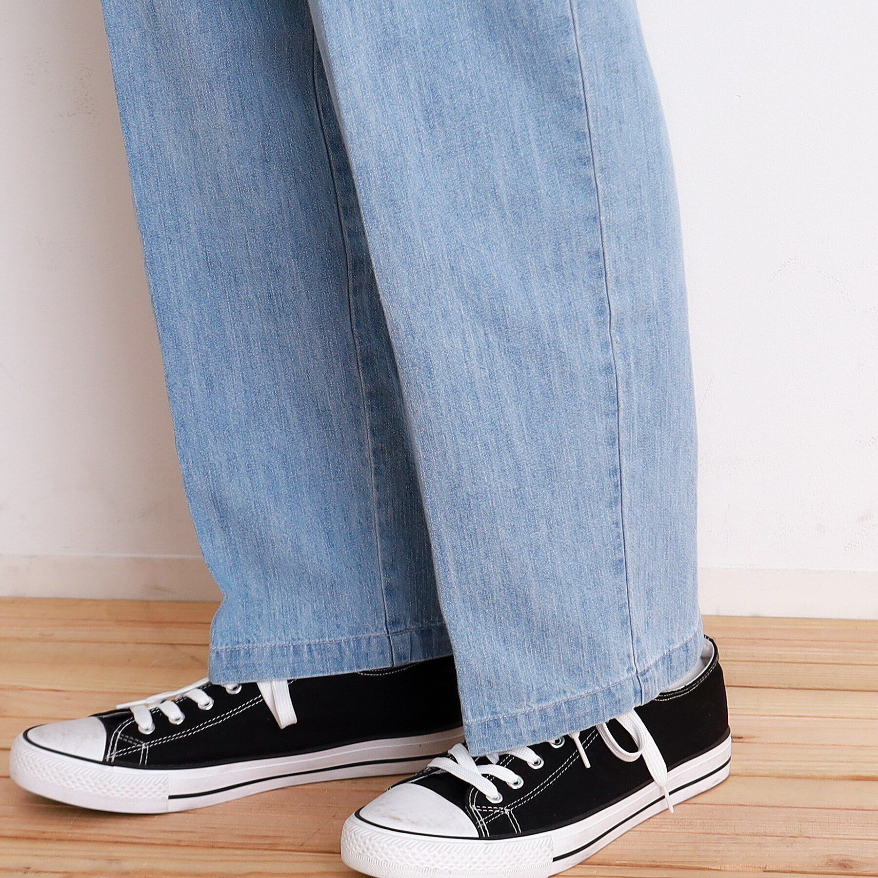 THE SHOP TK「綿麻デニムワイドイージーパンツ　セットアップ可」|その他|