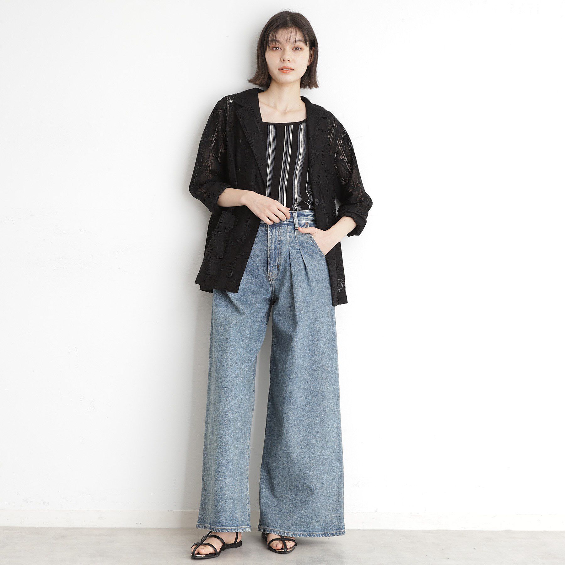 THE SHOP TK「レーステーラードジャケット」|テーラードジャケット|