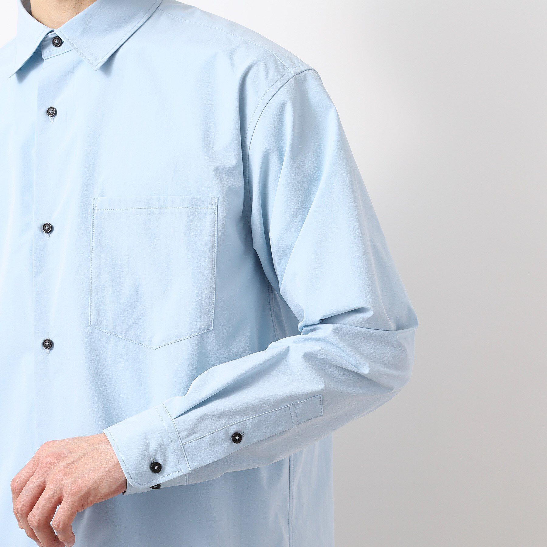 THE SHOP TK「CAVEブロードシャツ【吸水速乾/イージーケア/アンチピリング/洗濯機OK】」|シャツ・ブラウス|