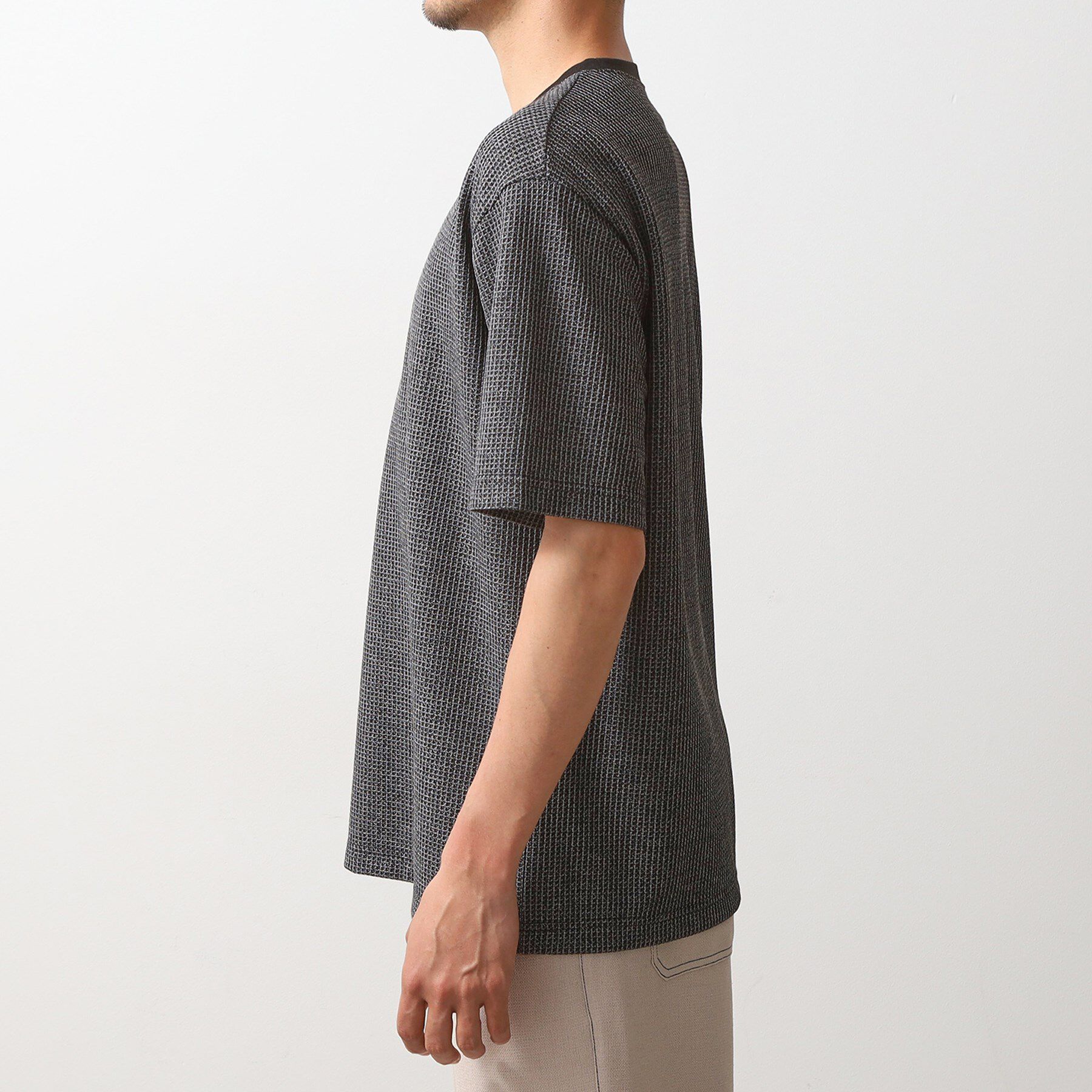 THE SHOP TK「カットジャカード半袖Tシャツ」|Tシャツ・カットソー|