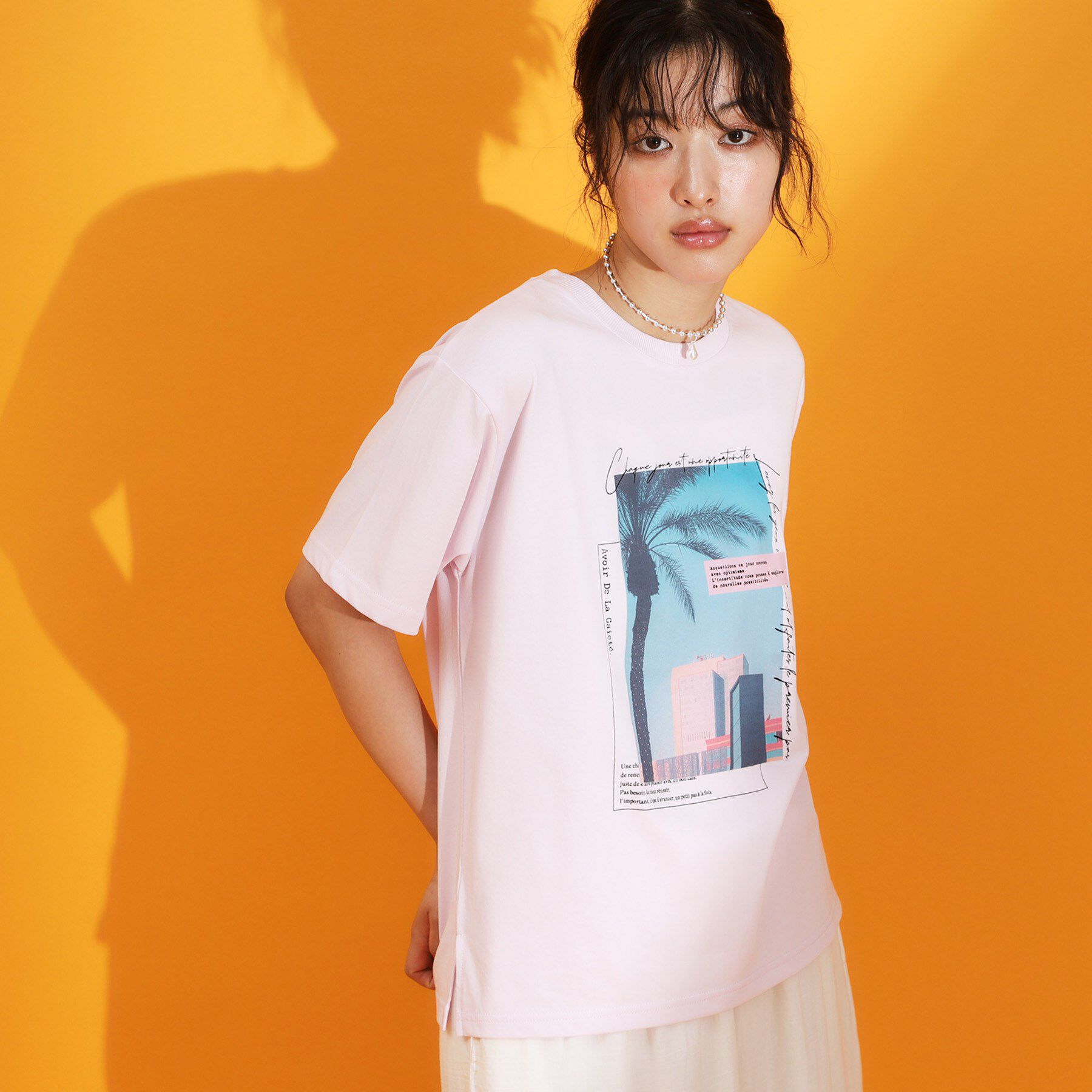 THE SHOP TK「フォトアソートTシャツ【接触冷感/UV/毛玉になりにくい/洗濯機OK】」|Tシャツ・カットソー|