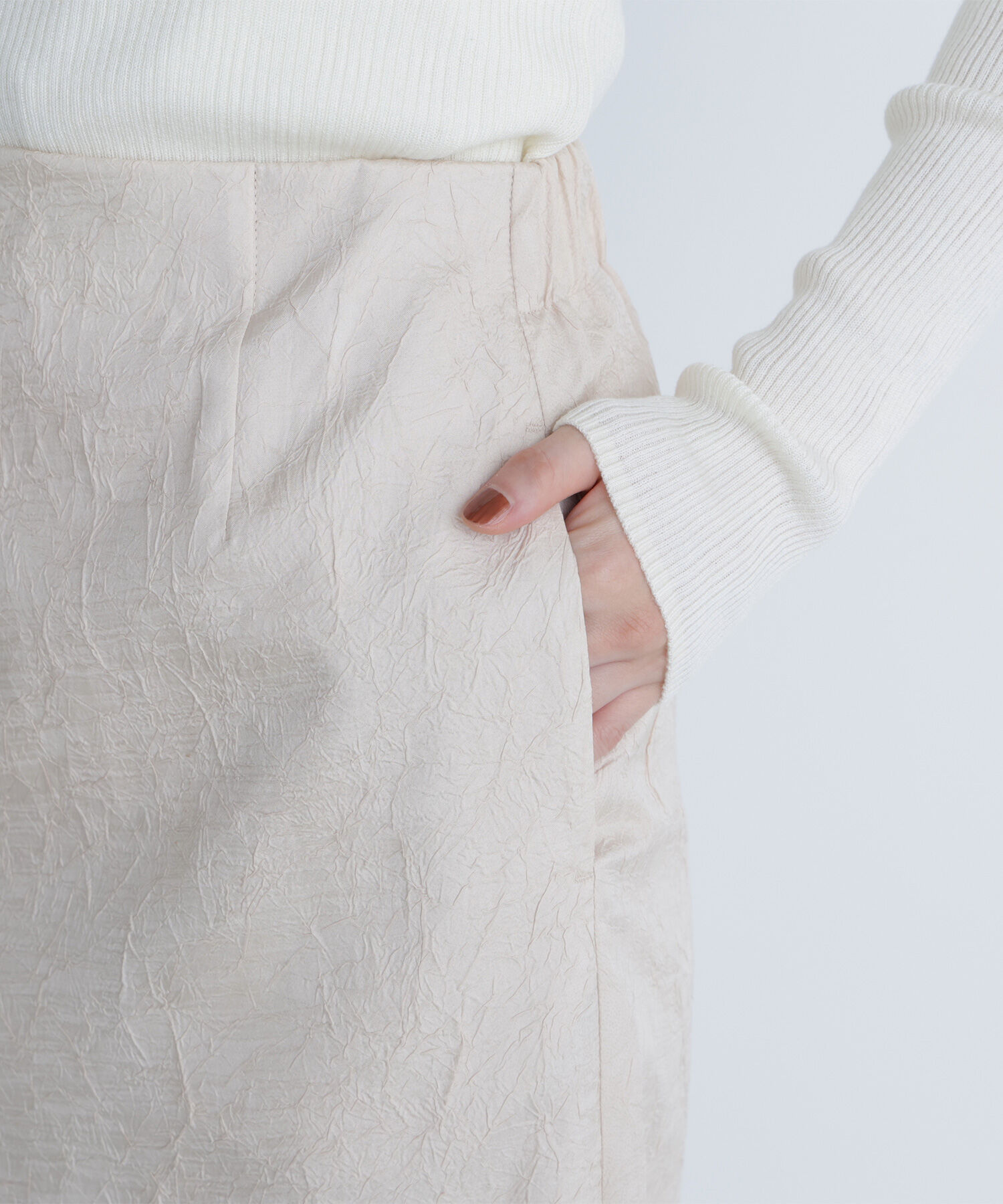  「ジャガードナロースカート」|スカート|