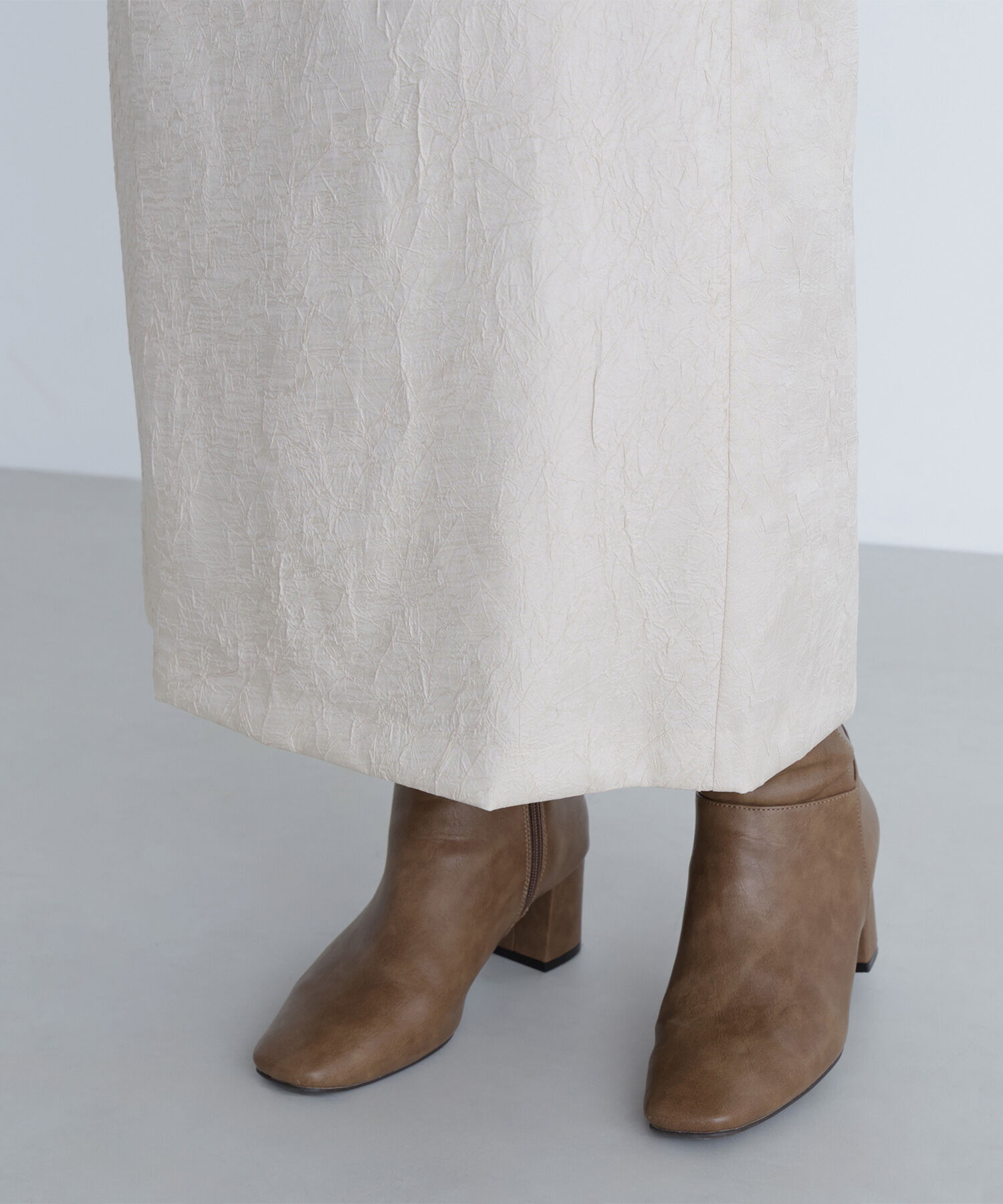  「ジャガードナロースカート」|スカート|