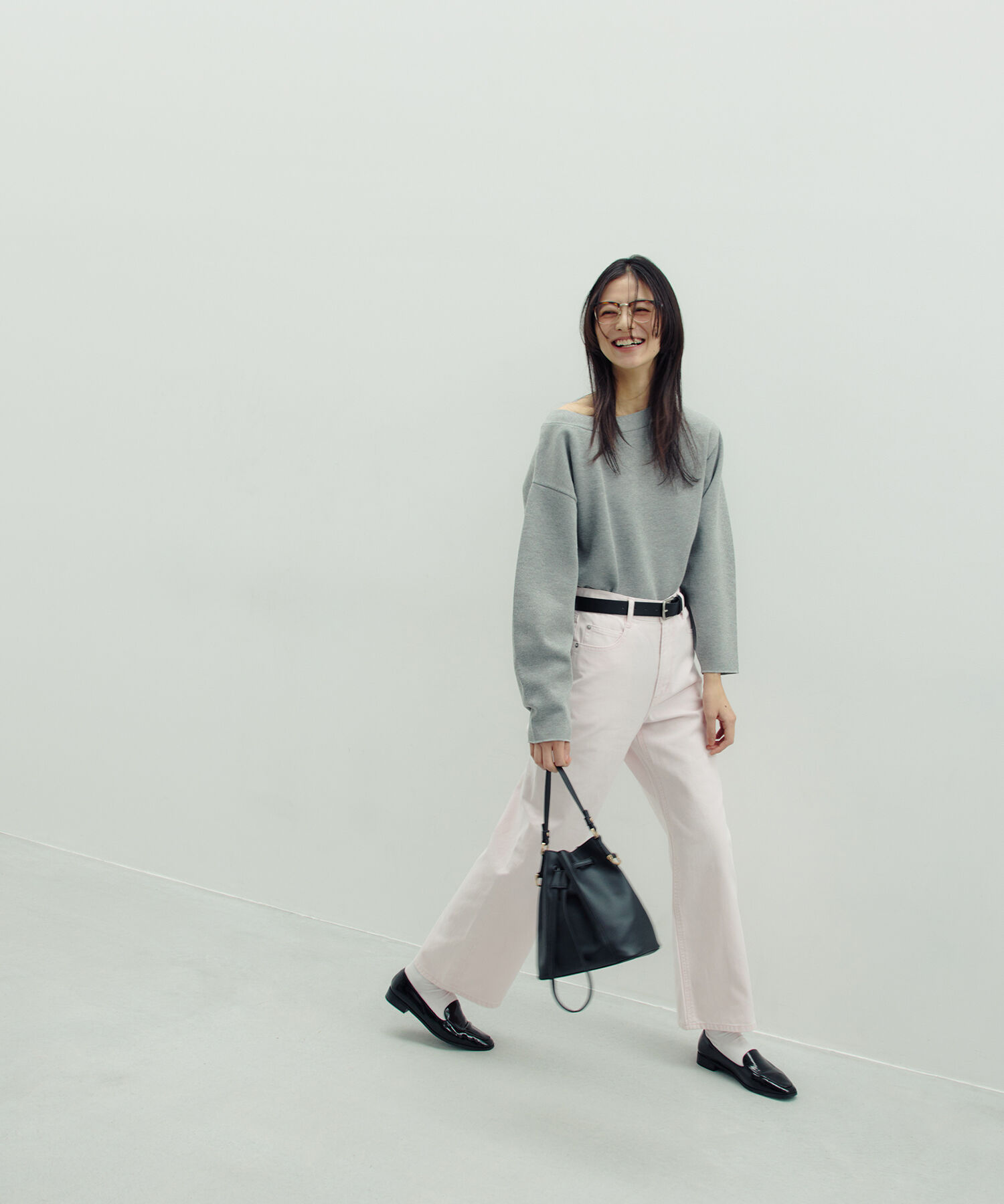  「スウェットライクフォルムニット」|ニット・セーター|