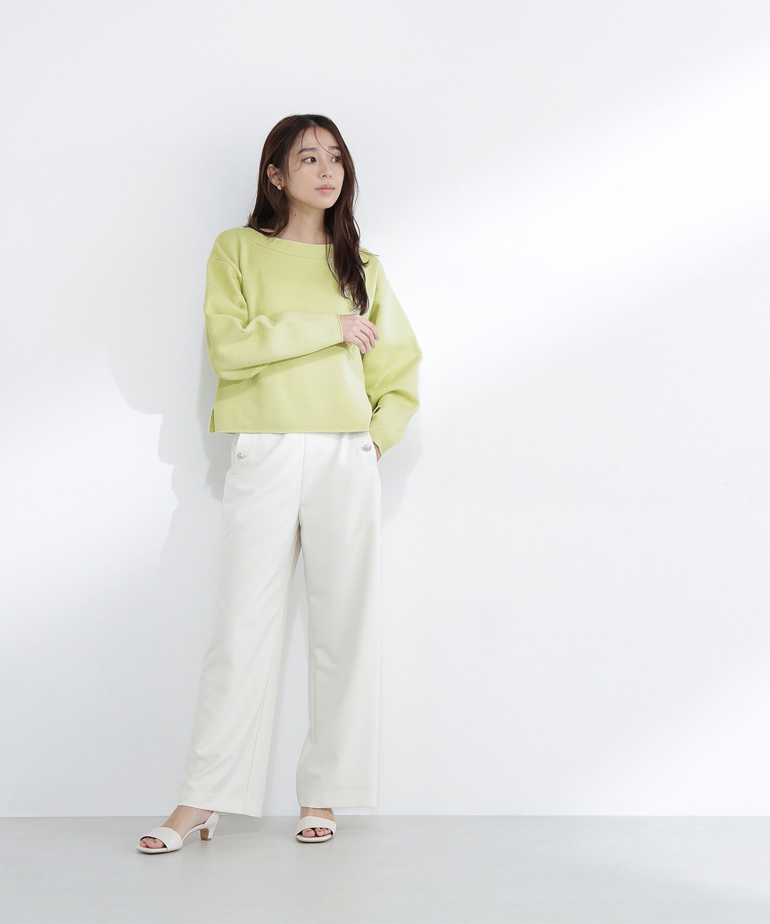  「スウェットライクフォルムニット」|ニット・セーター|