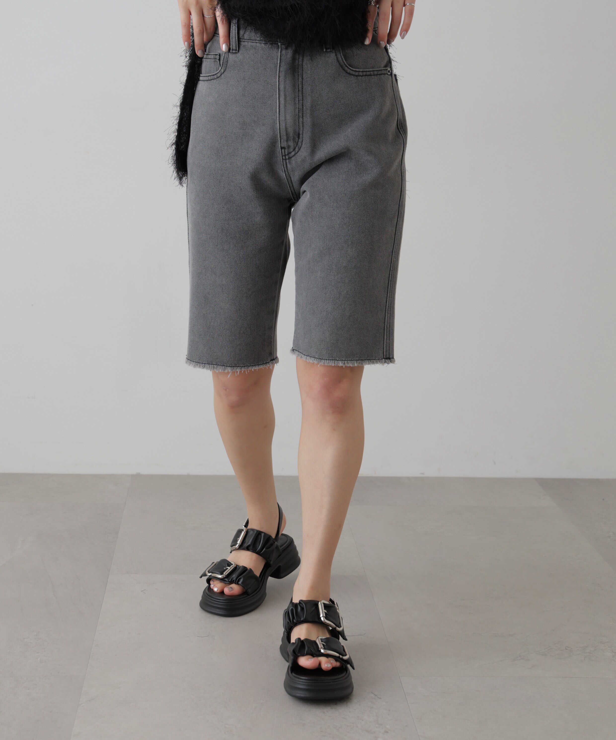  「バイカーデニムパンツ」|その他|