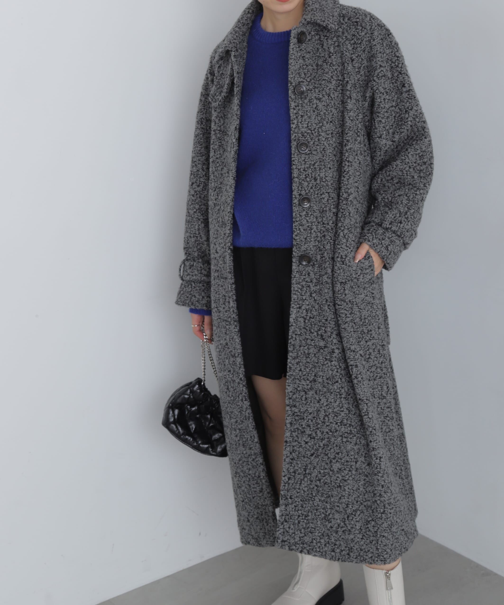  「2wayブークレステンカラーロングコート」|その他|