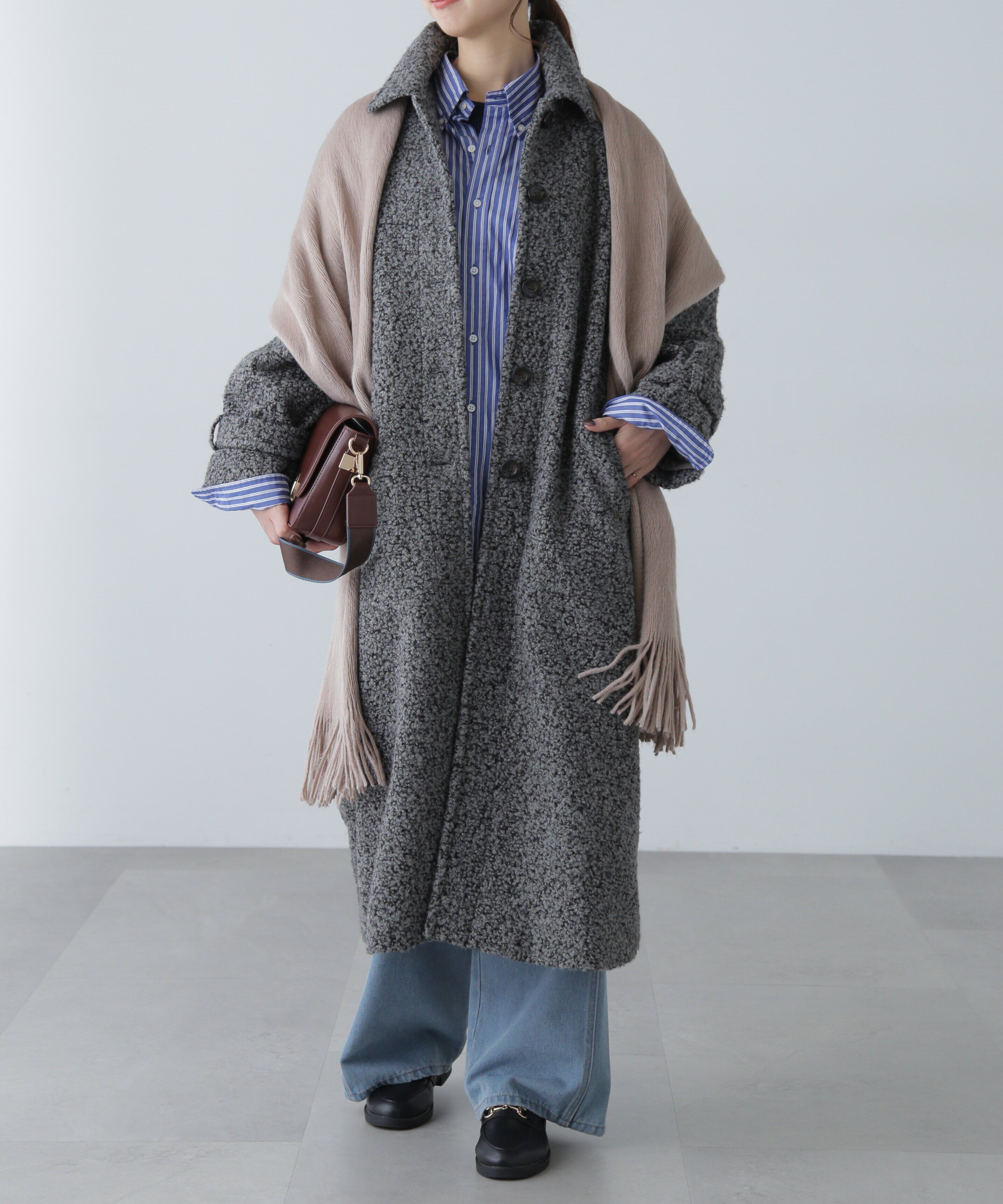  「2wayブークレステンカラーロングコート」|その他|