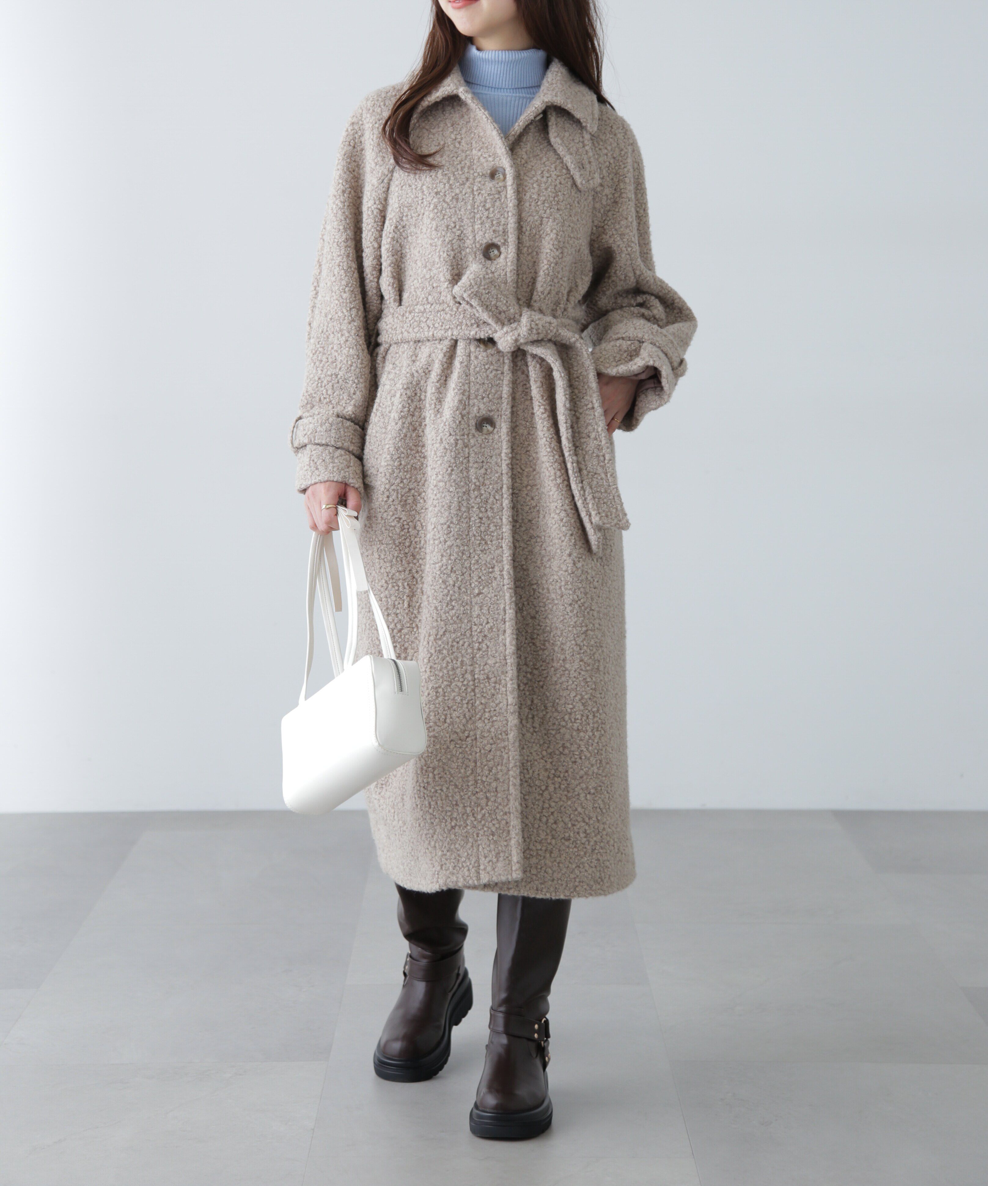  「2wayブークレステンカラーロングコート」|その他|