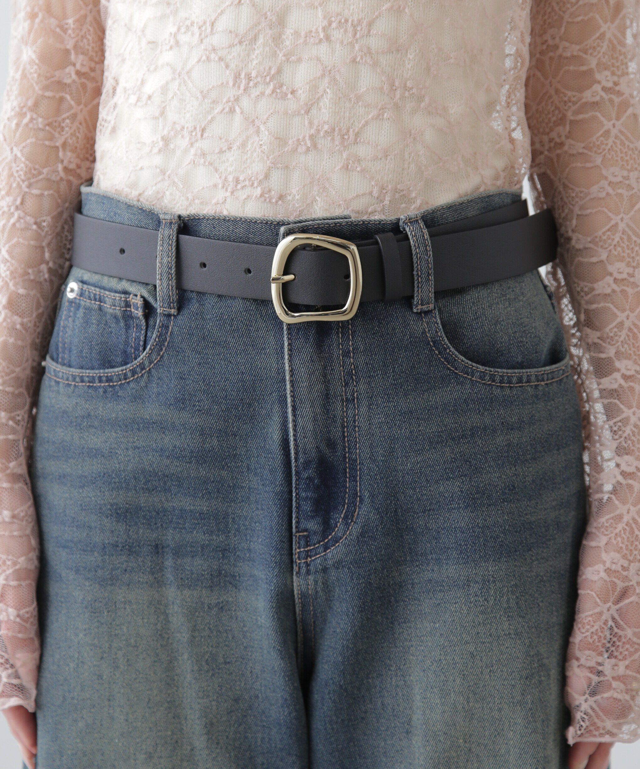  「ワイドバックルベルト」|ハンカチ|