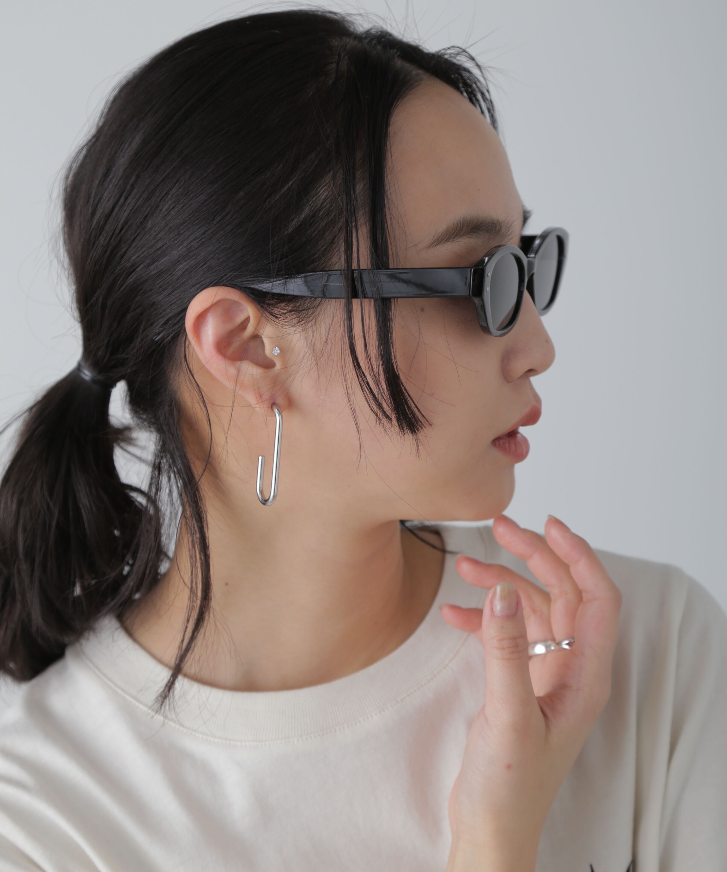  「キャットアイサングラス」|ハンカチ|