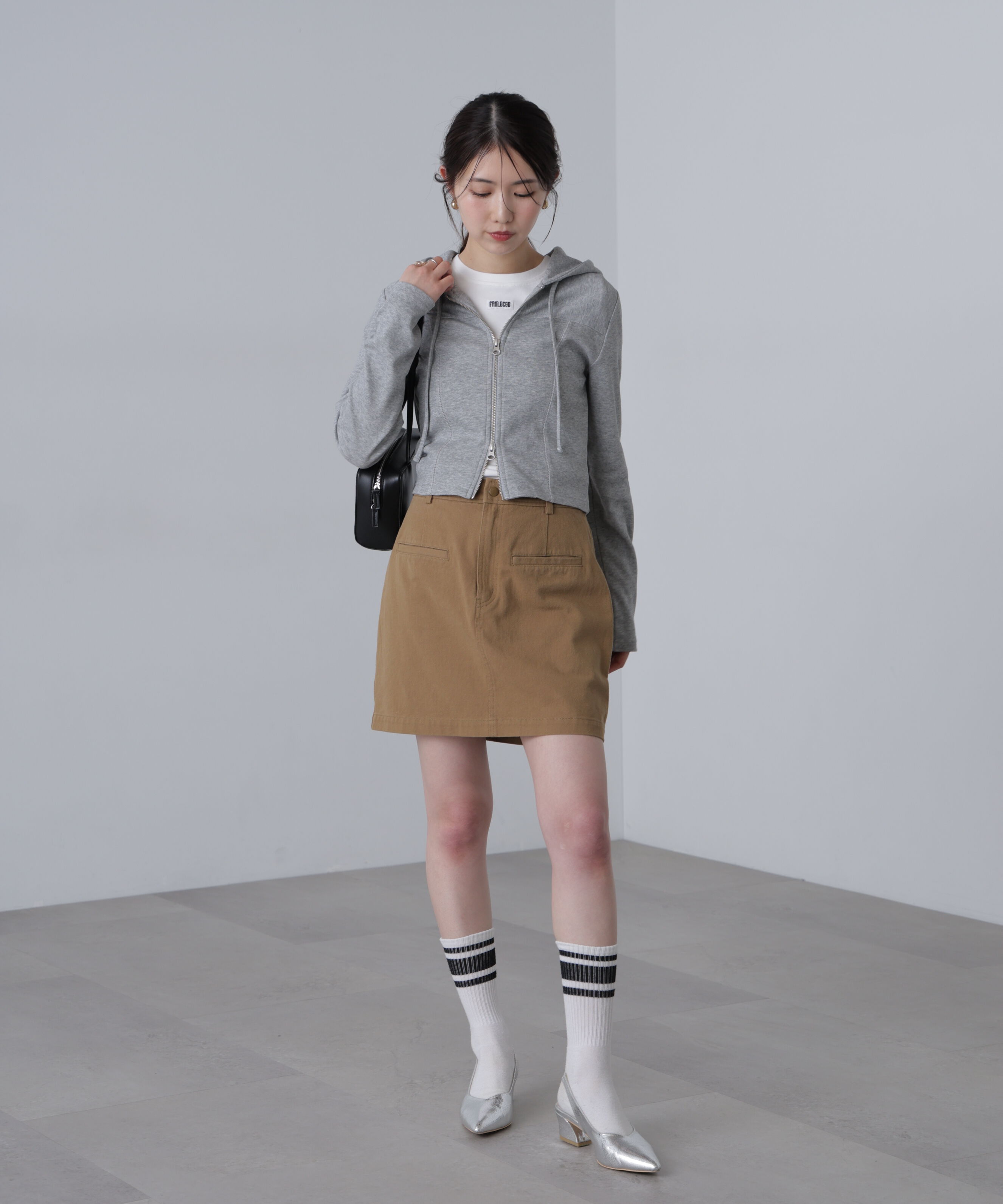  「フィットジップパーカー」|Tシャツ・カットソー|