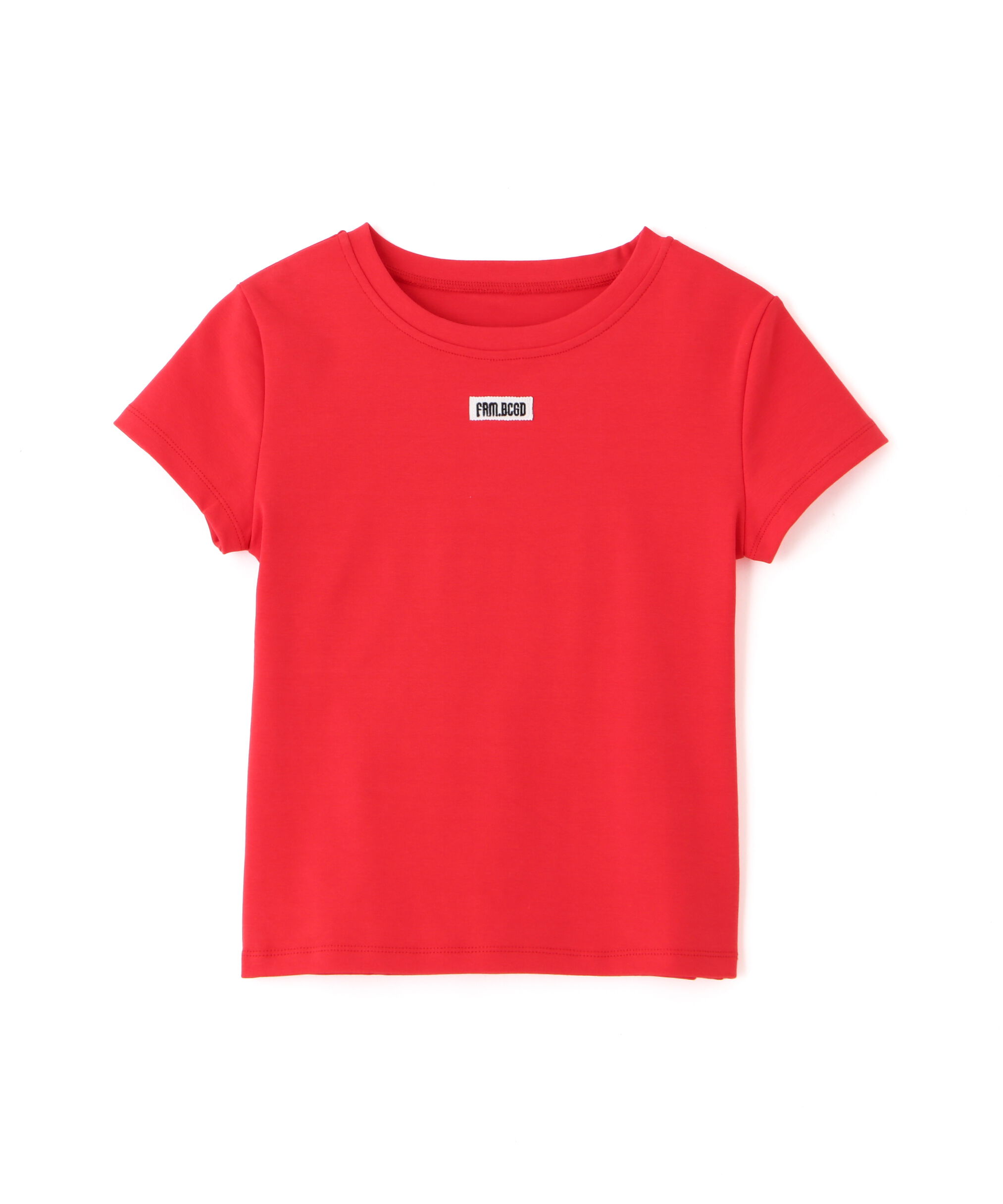  「ロゴ刺繍タグTシャツ」|Tシャツ・カットソー|