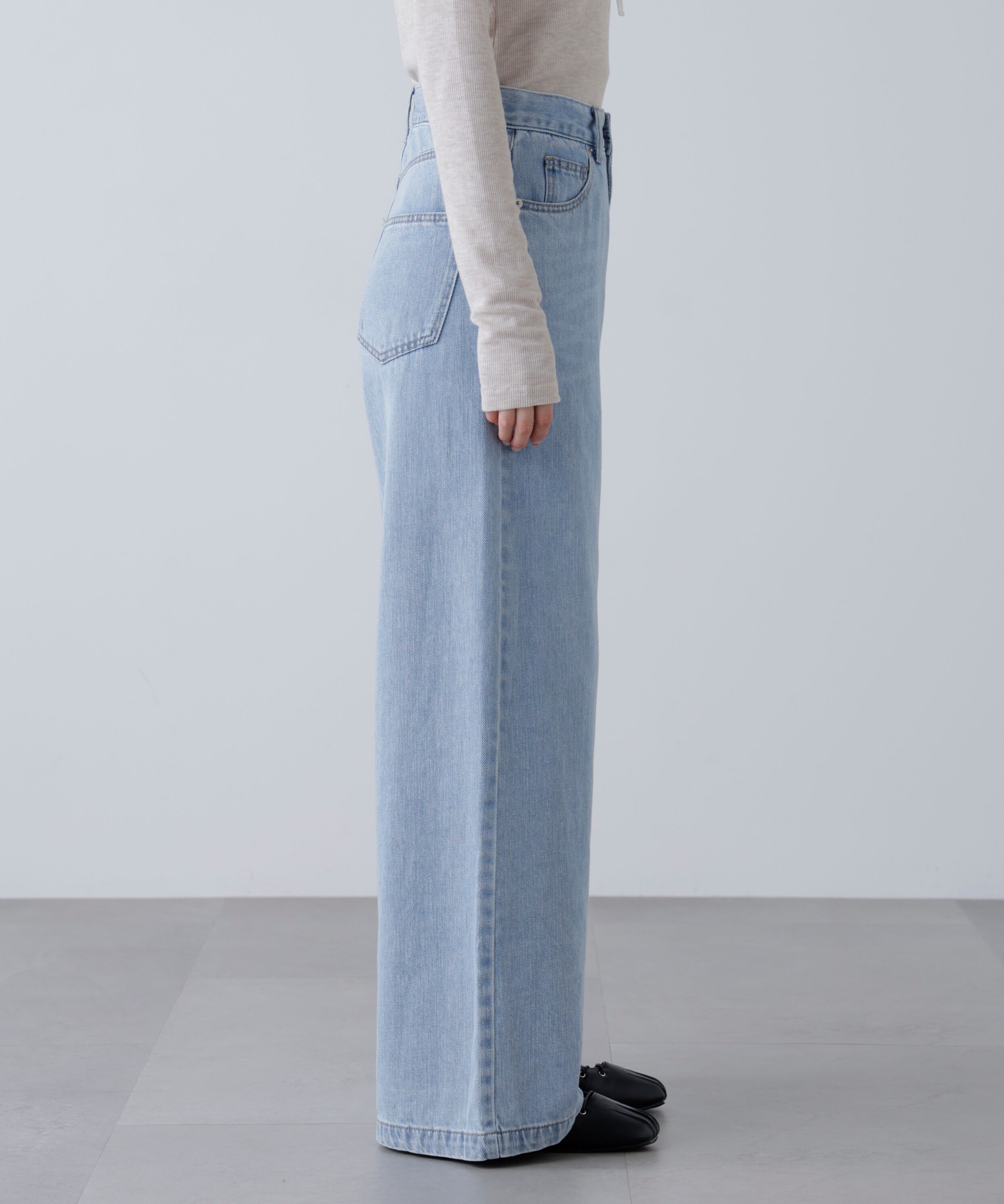  「甘織ワイドデニムパンツ」|その他|