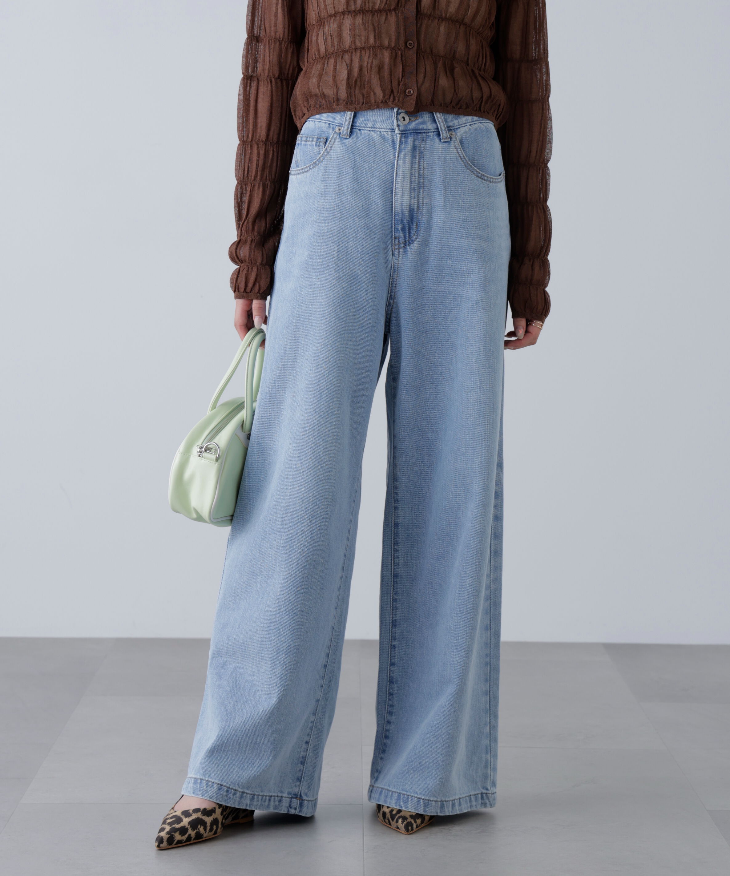  「甘織ワイドデニムパンツ」|その他|