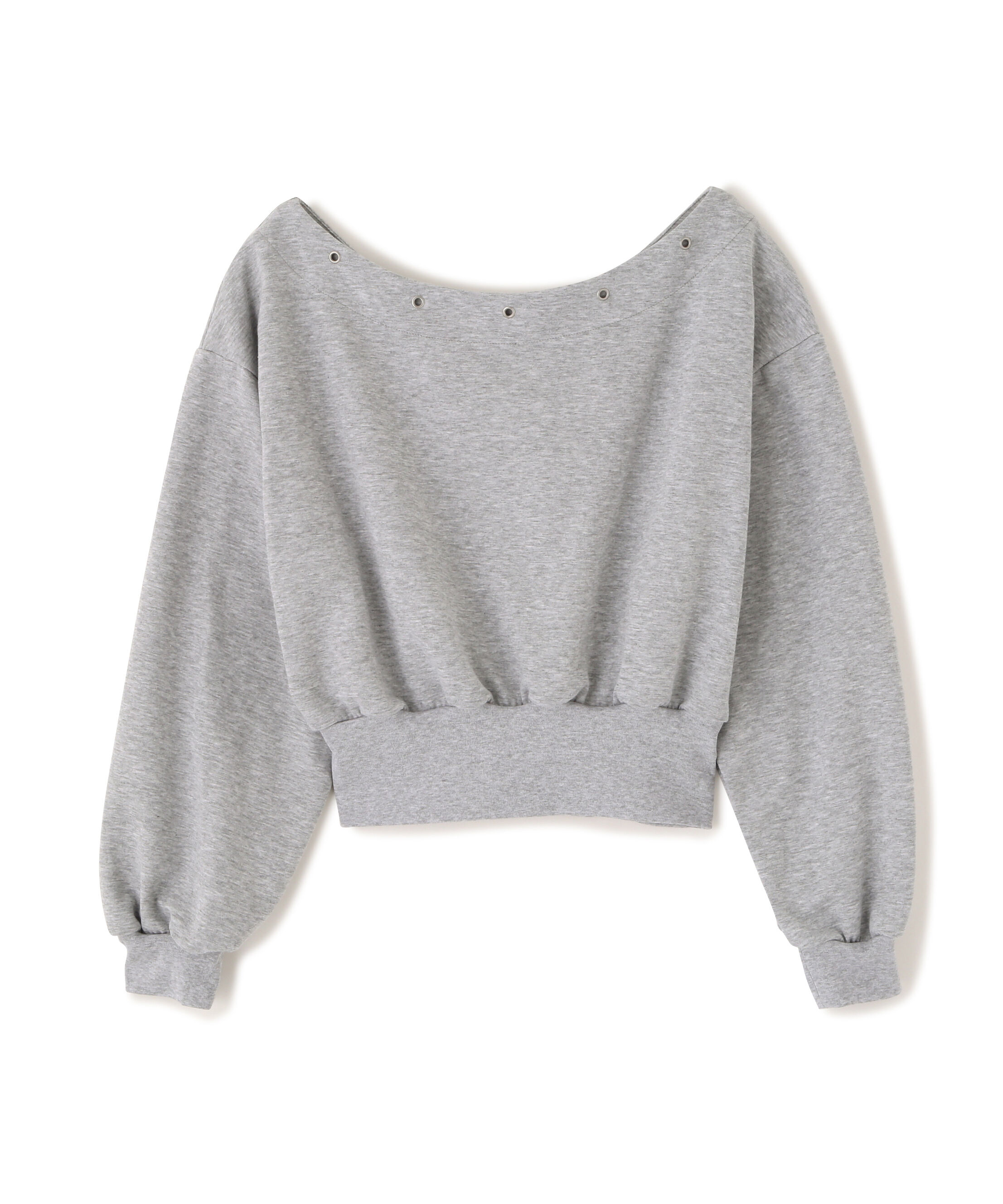  「ハトメオフショルスウェット」|Tシャツ・カットソー|