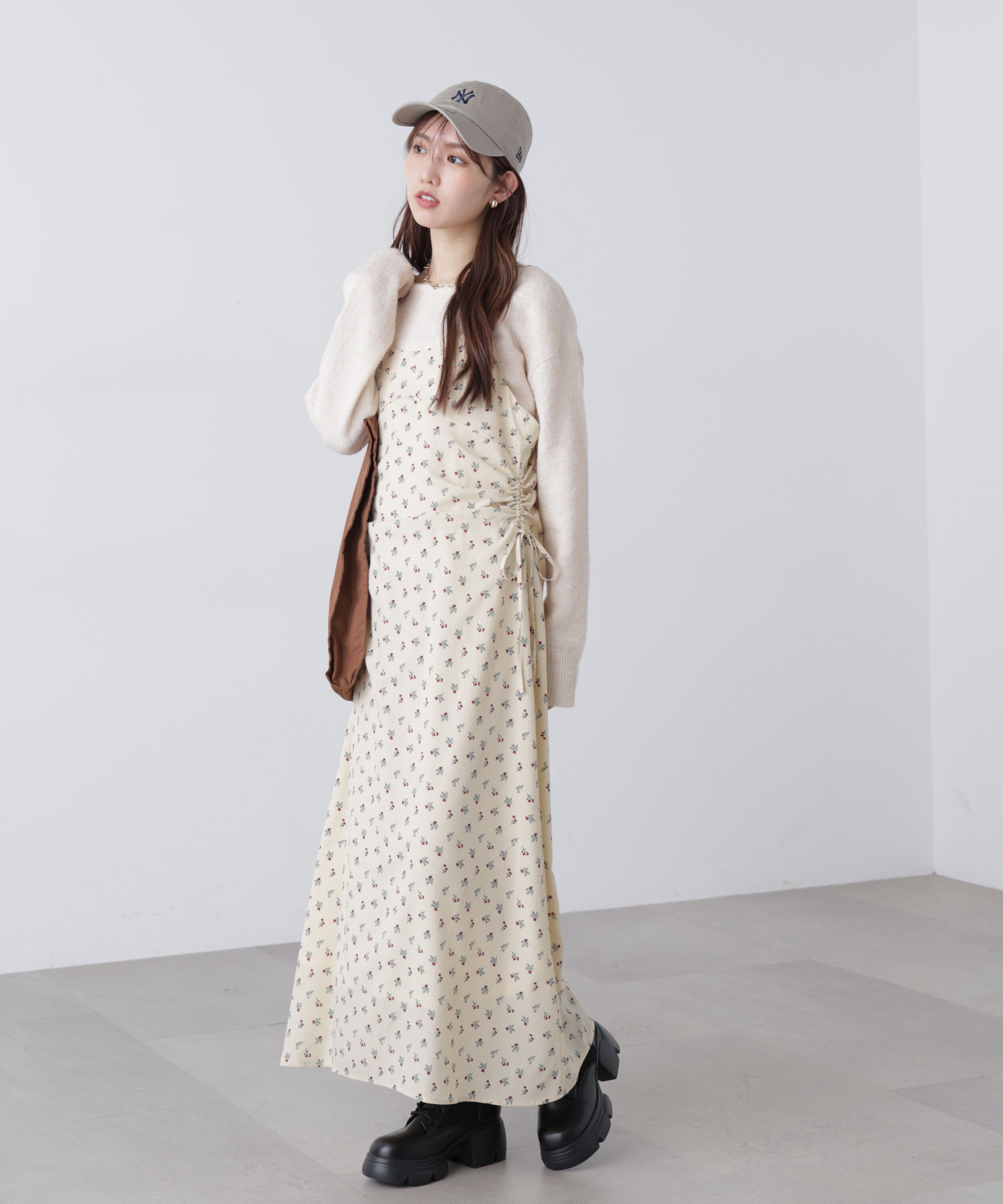  「ホルターネックビスチェセットニット」|ニット・セーター|