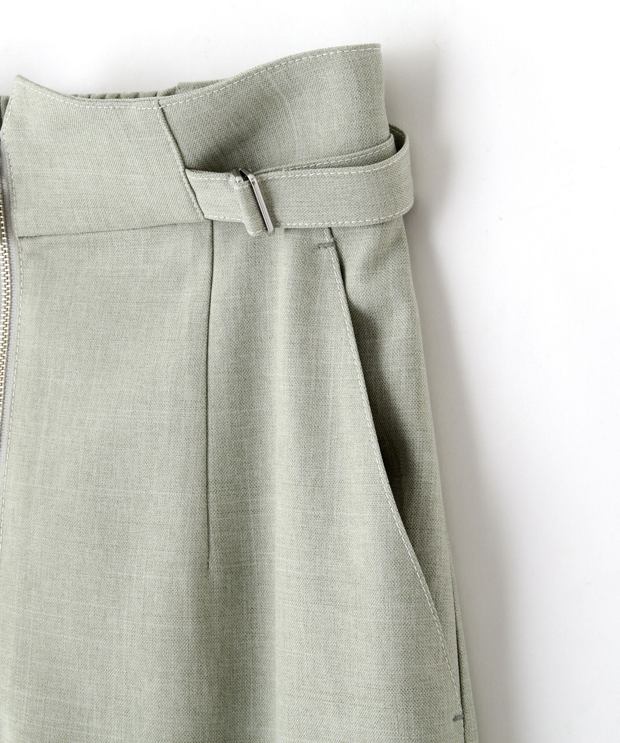  「フロントファスナーマーメイドスカート」|スカート|