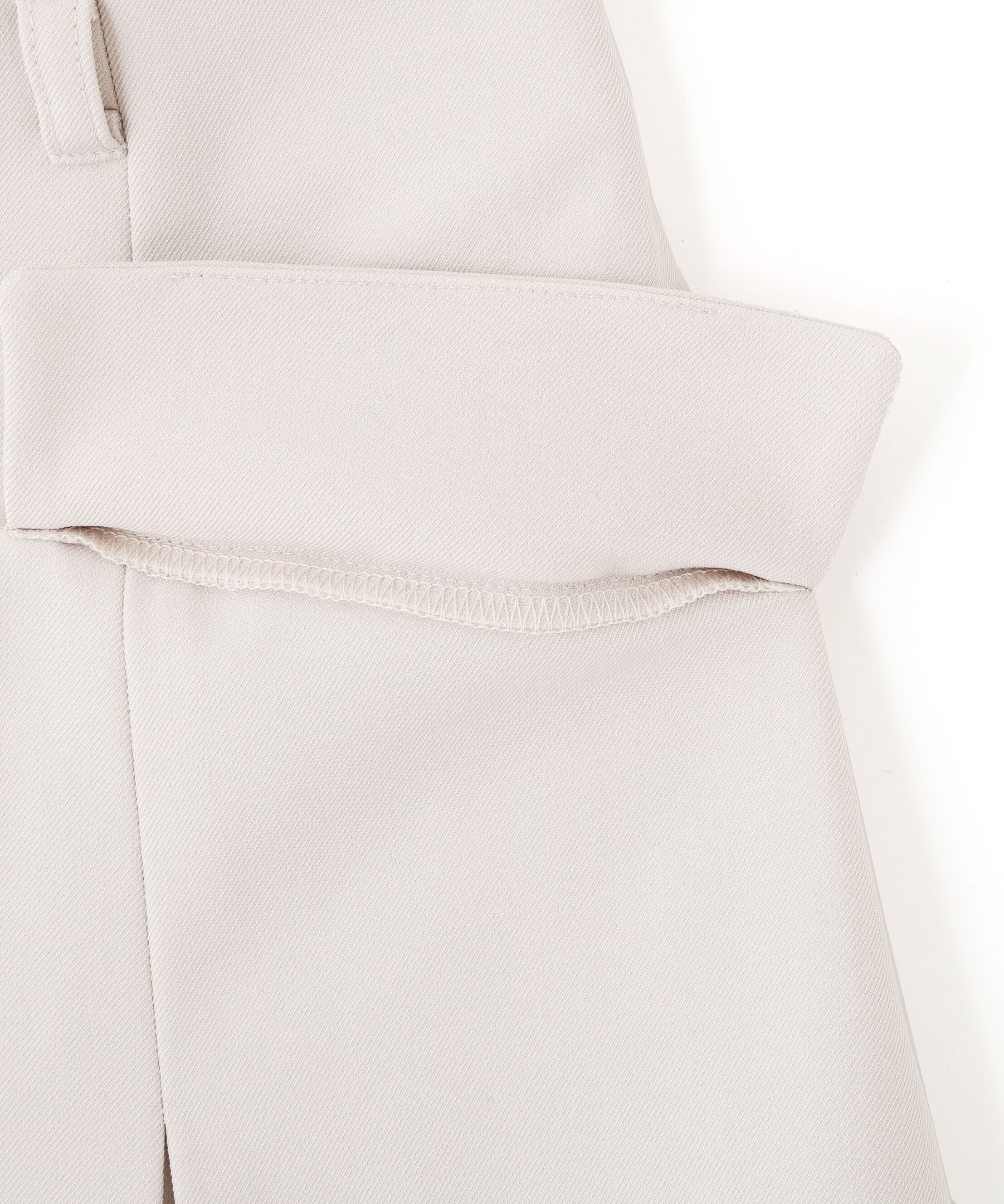  「＜セットアップ対応＞ベルト付ベーシックツイルミニスカート」|スカート|