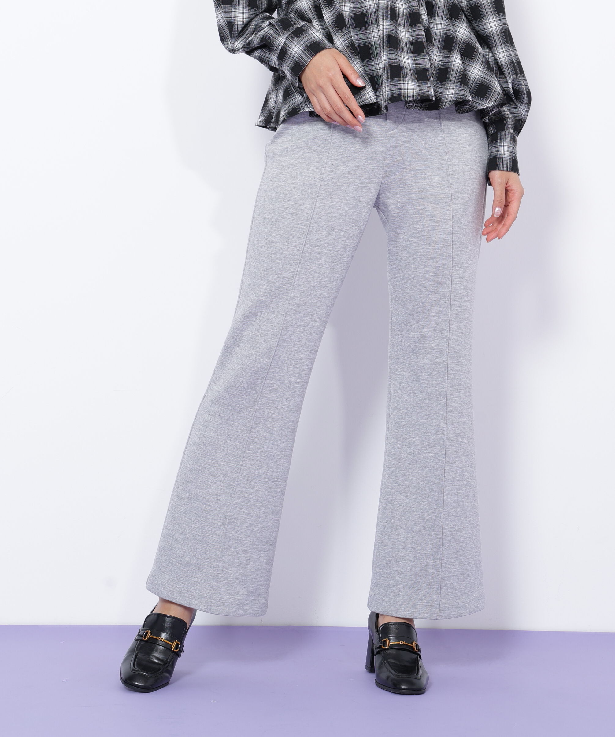  「バックリボンフレアパンツ」|その他|