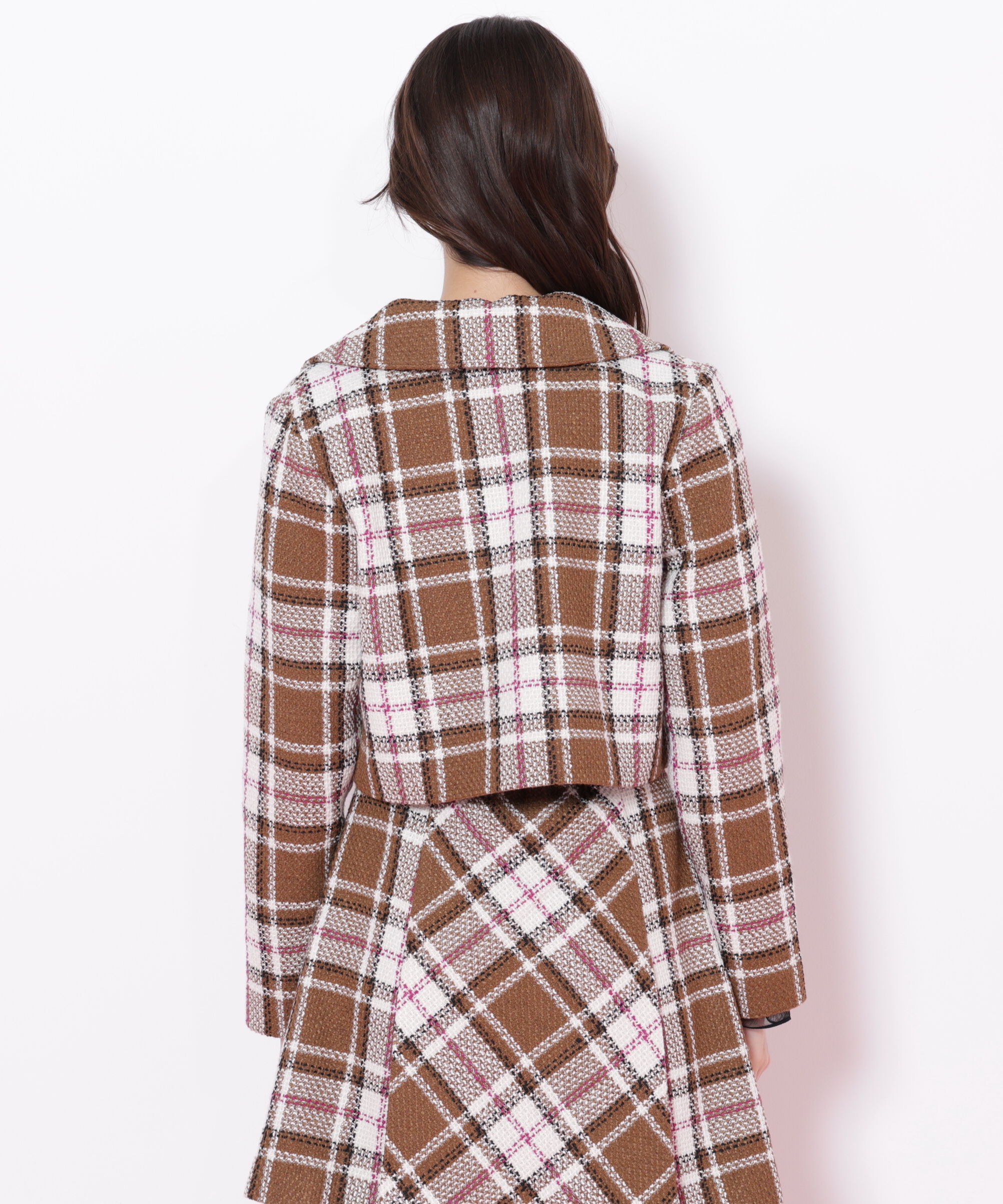  「ループヤーンチェックジャケット」|その他|