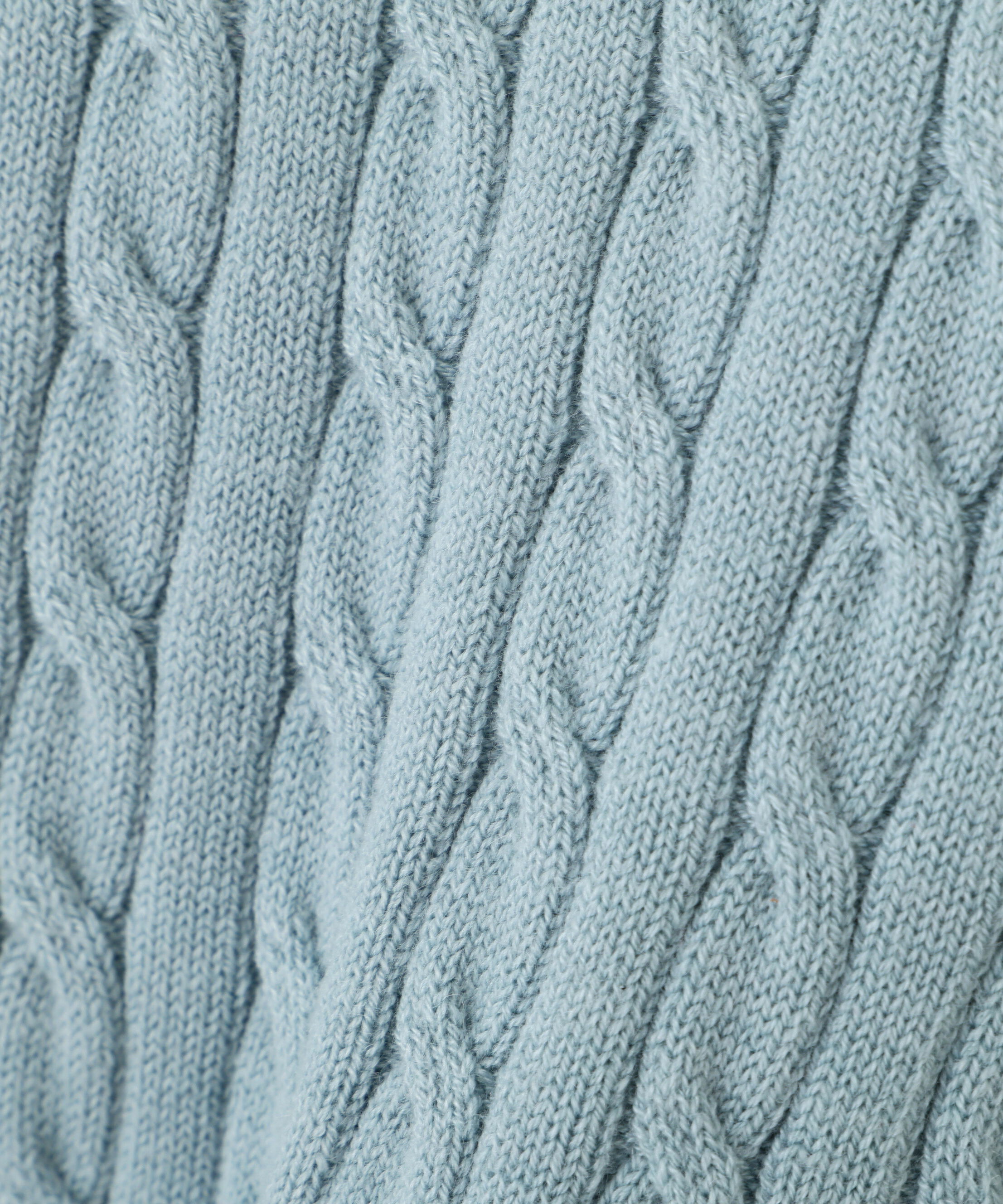  「レイヤード衿ケーブルニット」|ニット・セーター|