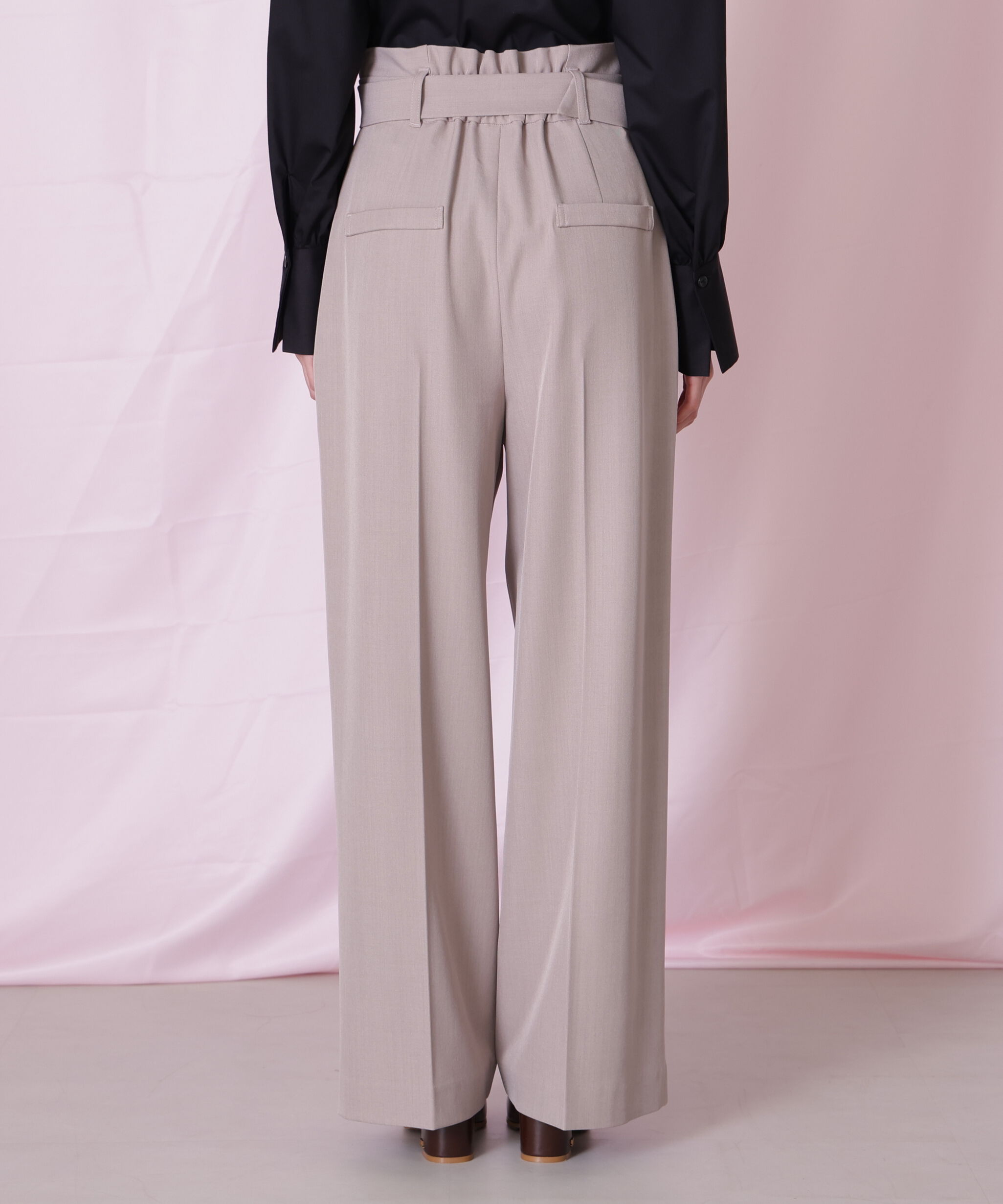  「＜セットアップ対応＞太ベルト付きスラックスパンツ」|その他|