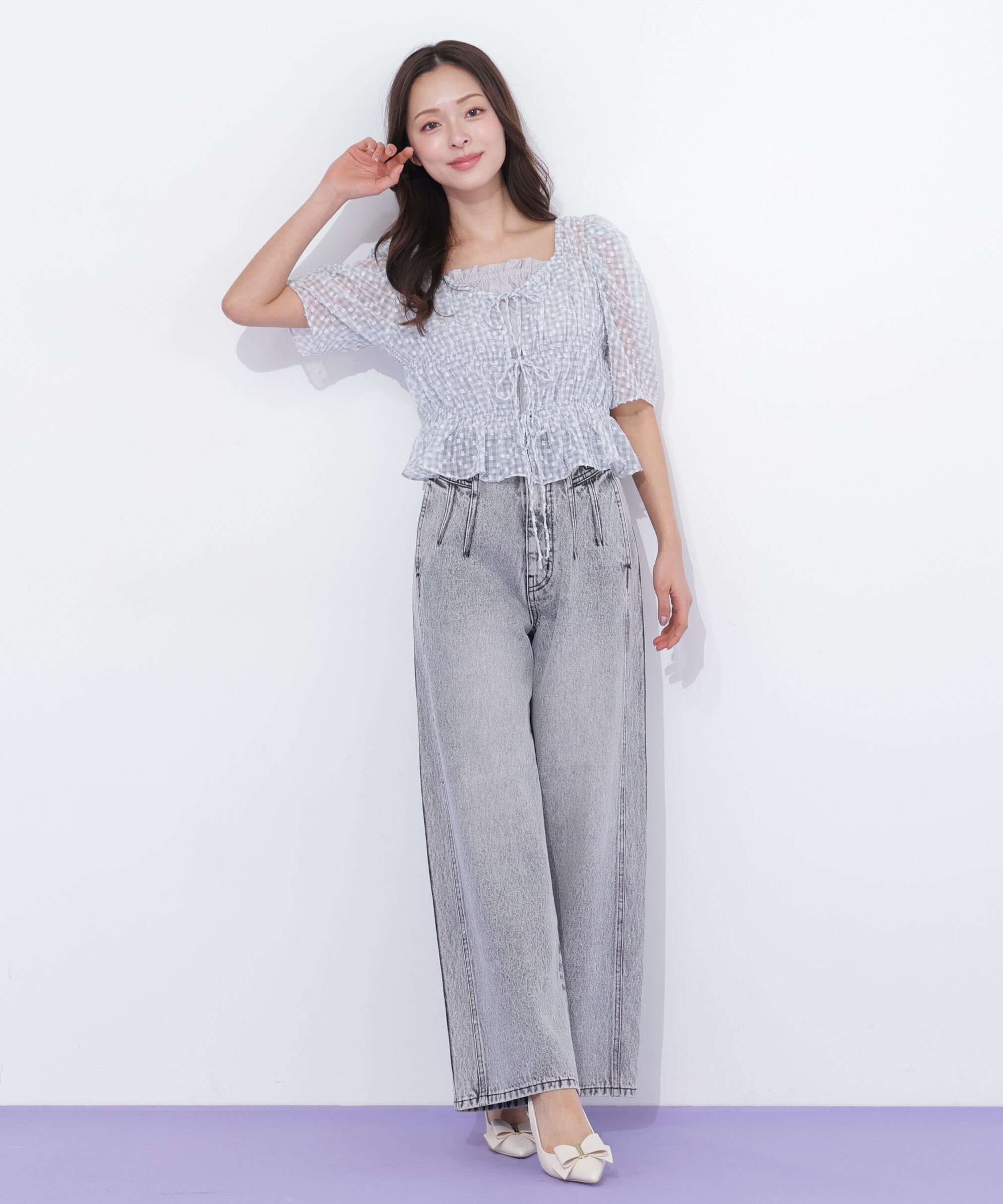  「構築パネルワイドデニム」|その他|