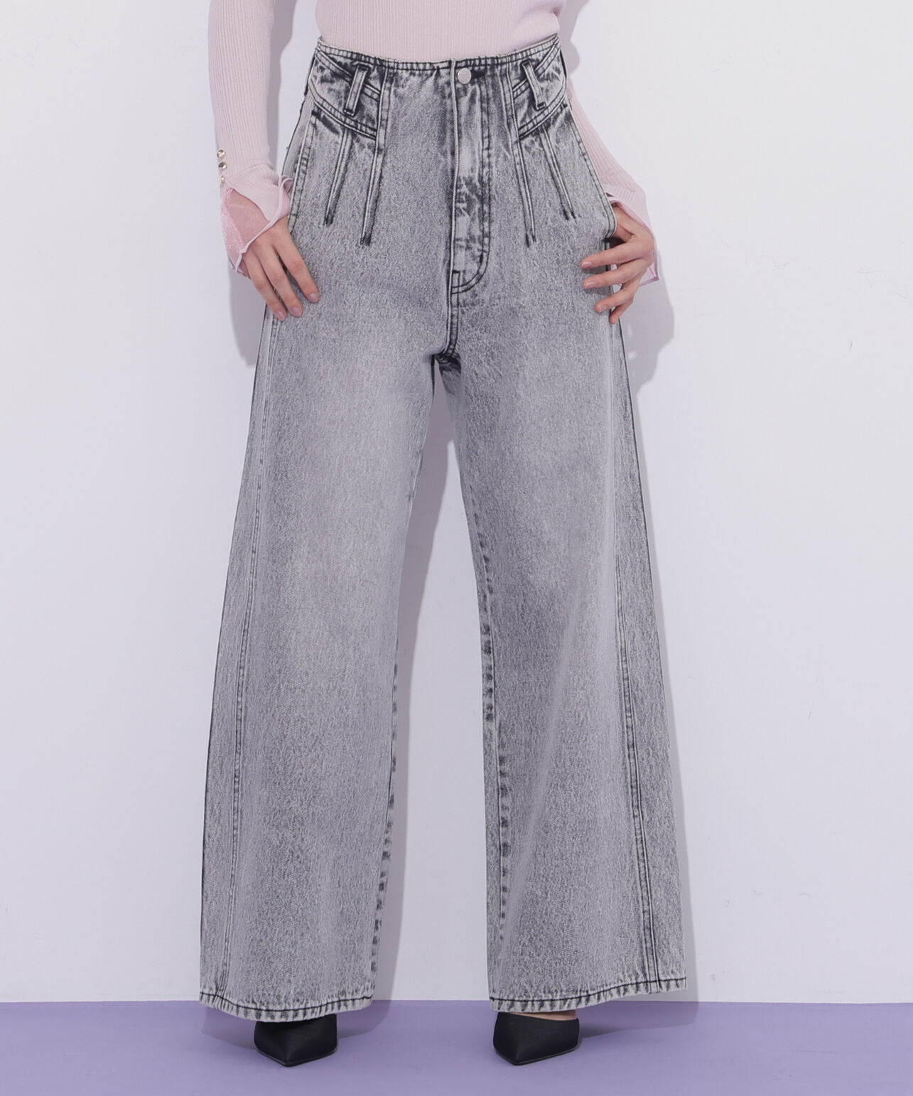  「構築パネルワイドデニム」|その他|