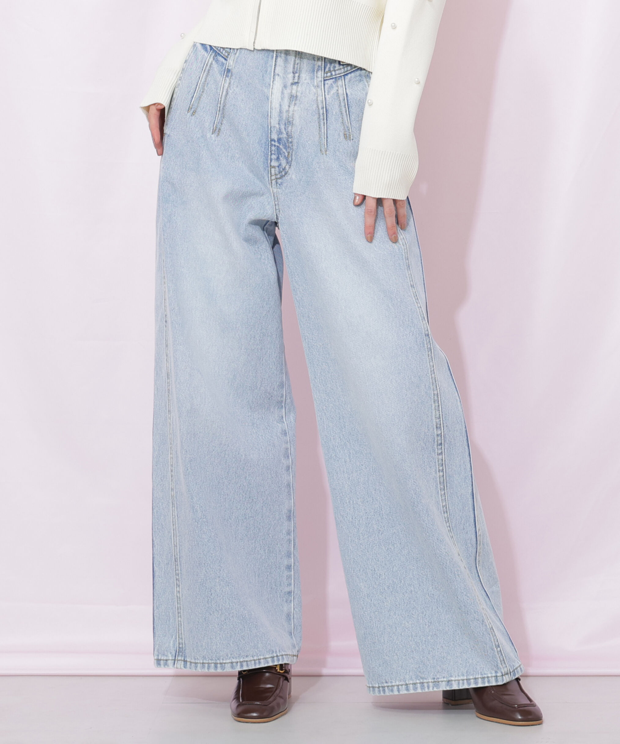  「構築パネルワイドデニム」|その他|