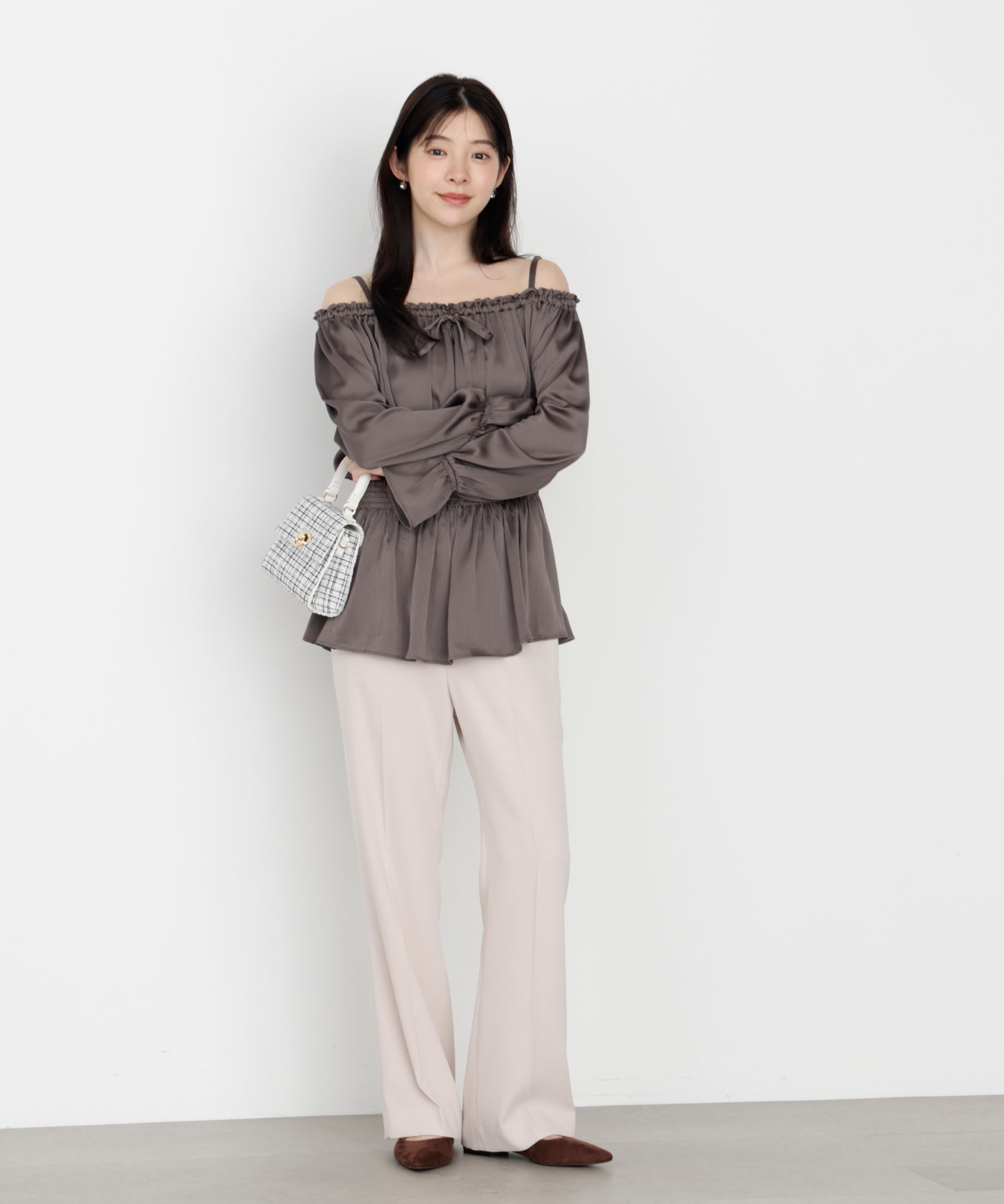 PROPORTION BODY DRESSING「＜ウォッシャブル＞美脚パンツ  25AW」|その他|