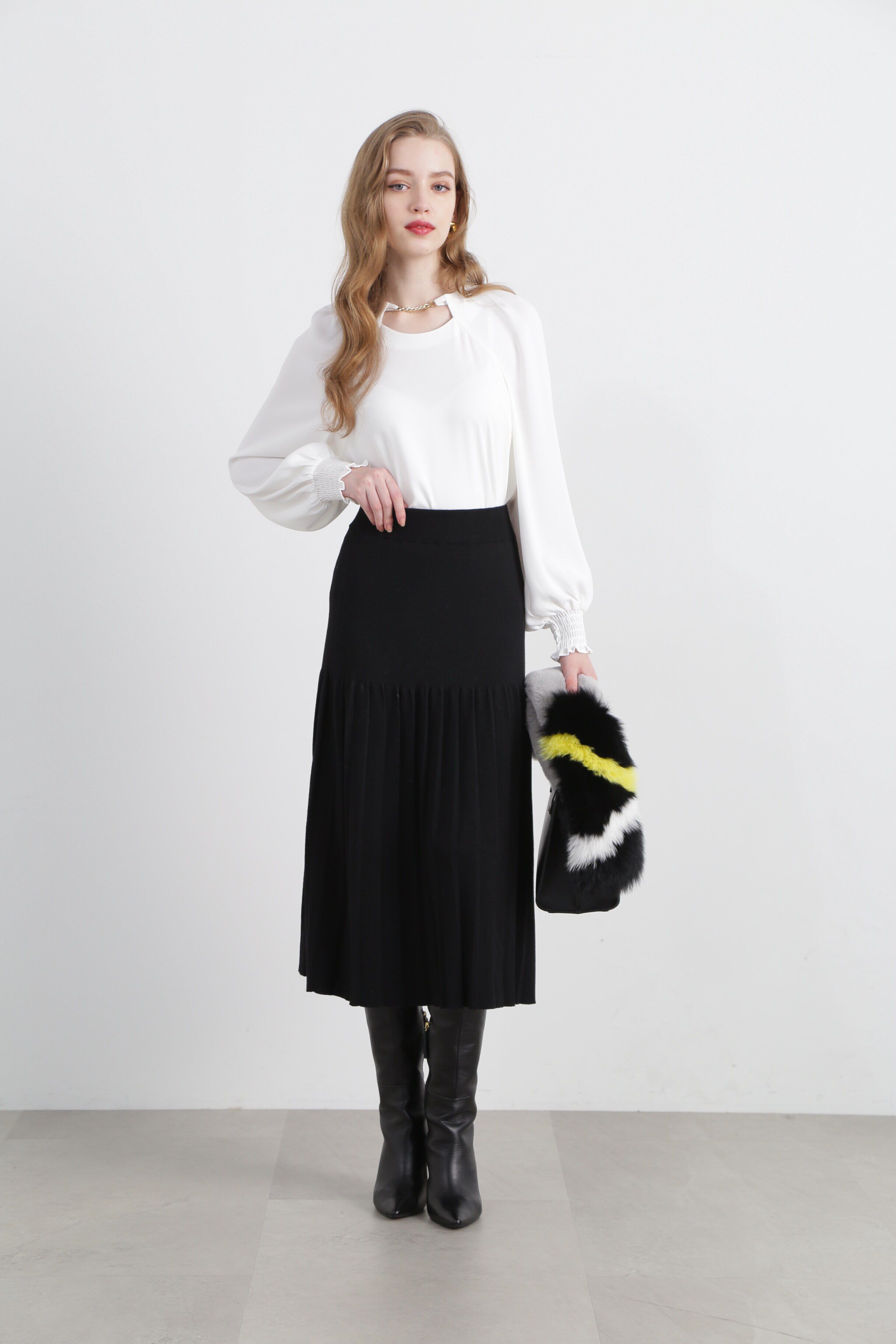  「◆ニットアッププリーツスカート」|スカート|