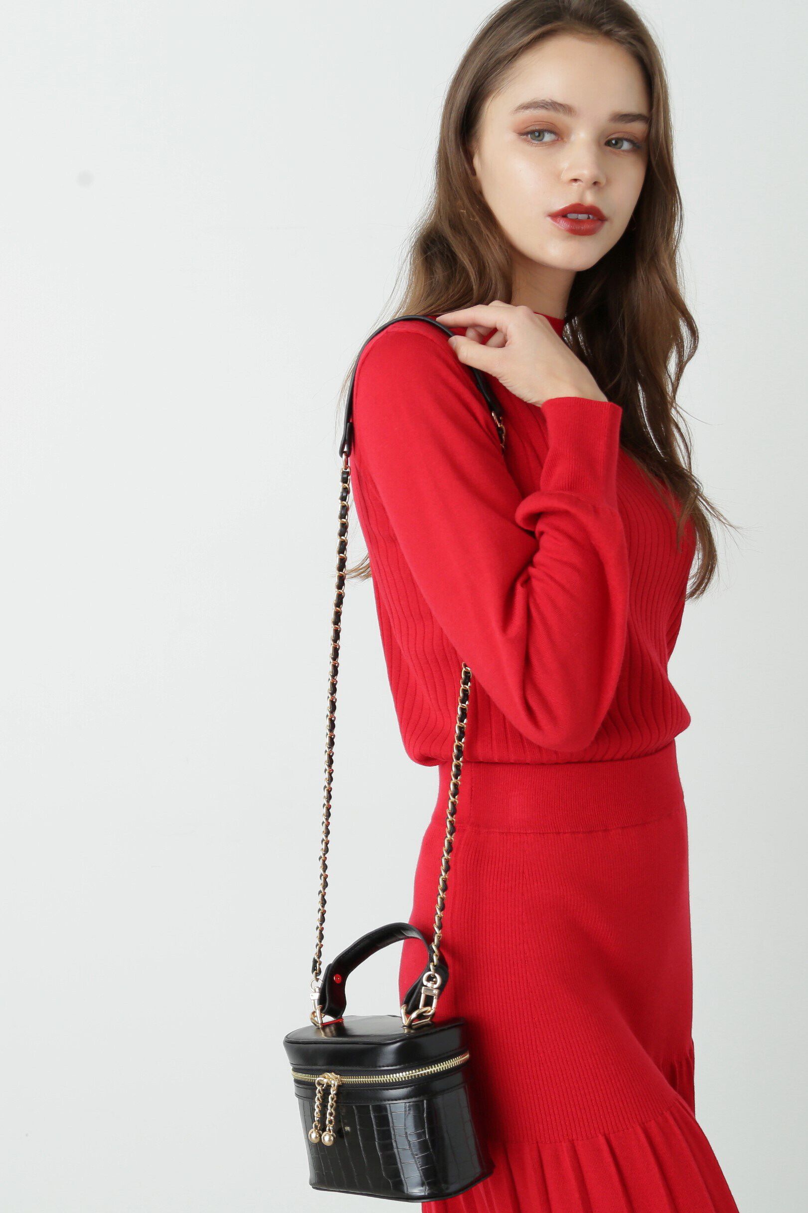  「型押しバニティバック」|その他|