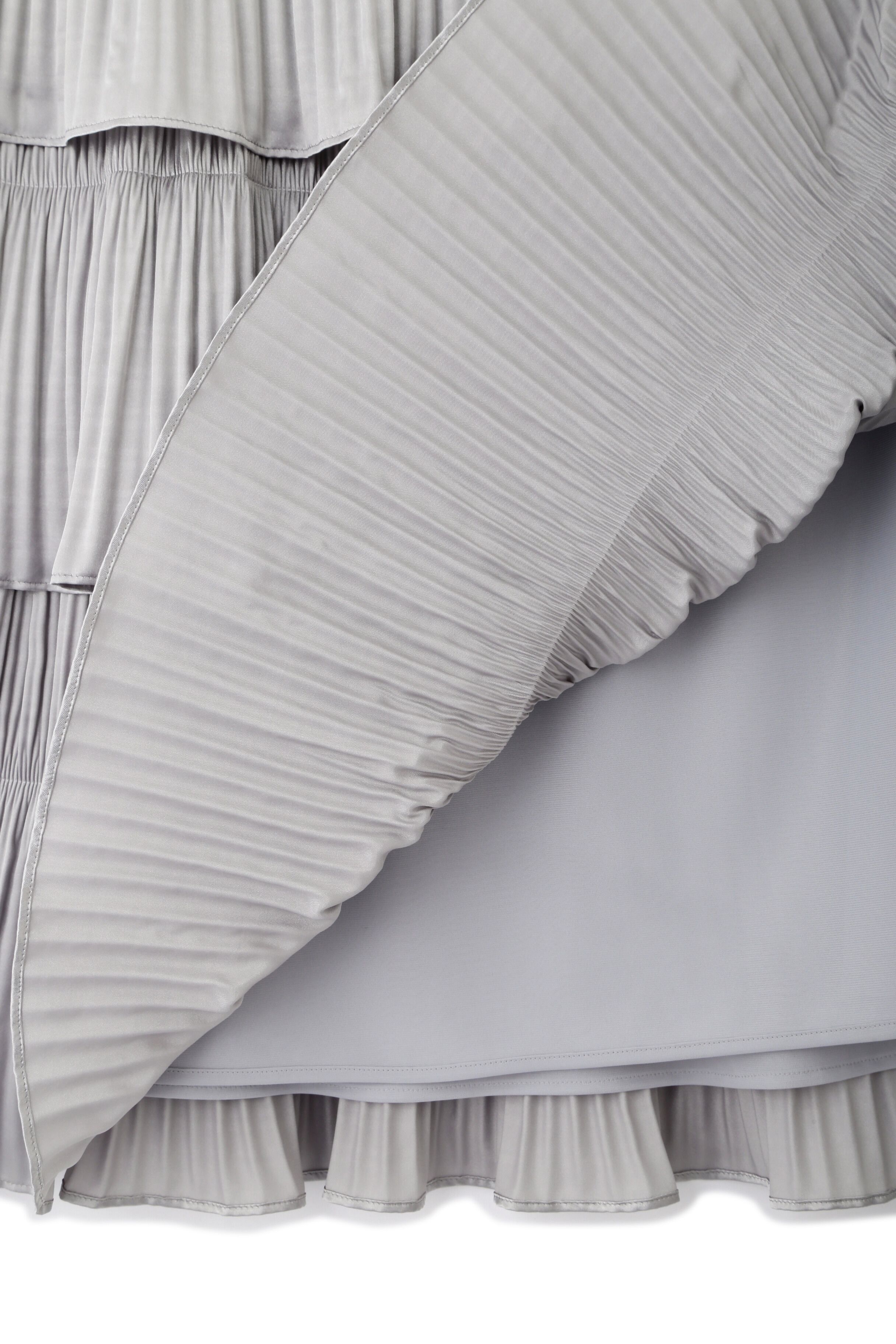  「◆クリスタルプリーツティアードスカート」|スカート|