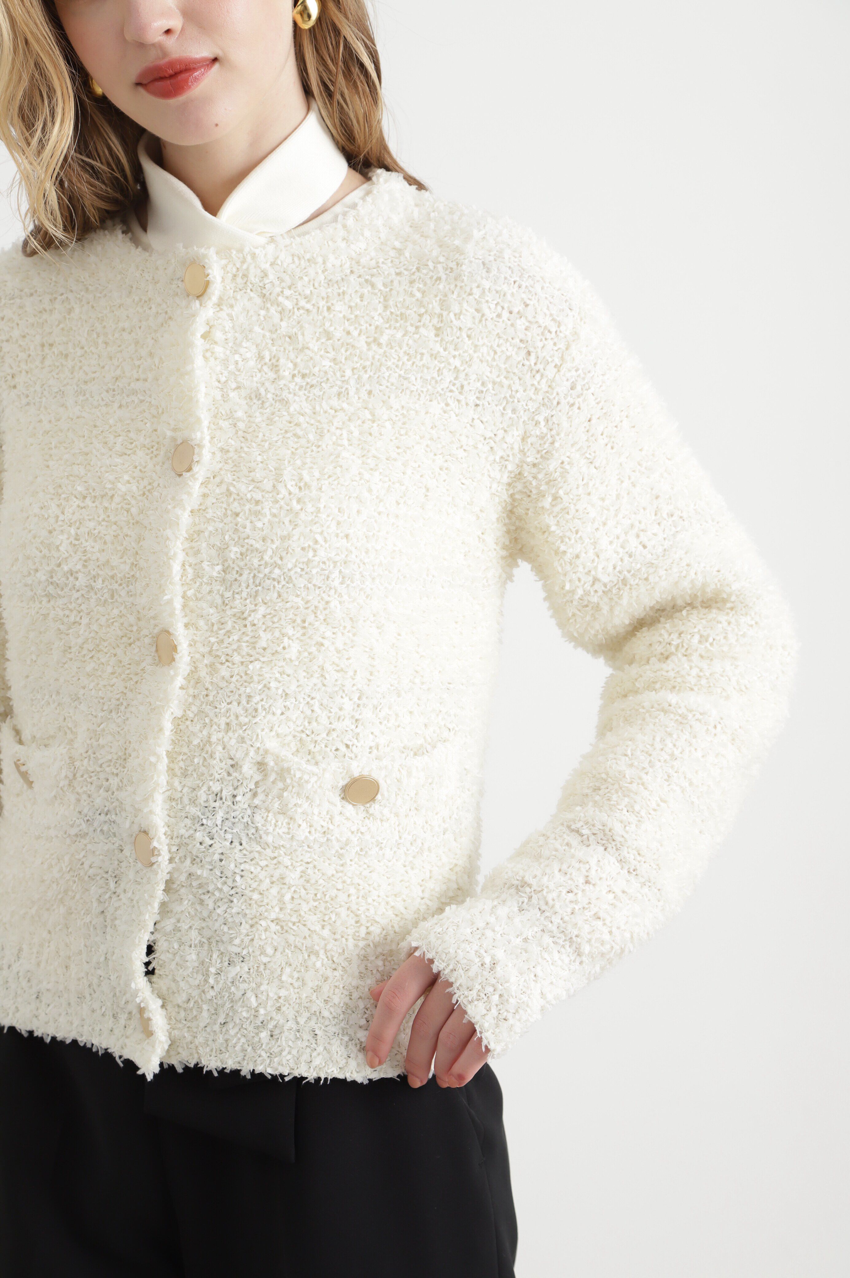  「◆フラッグモールボーダーカーディガン」|その他|