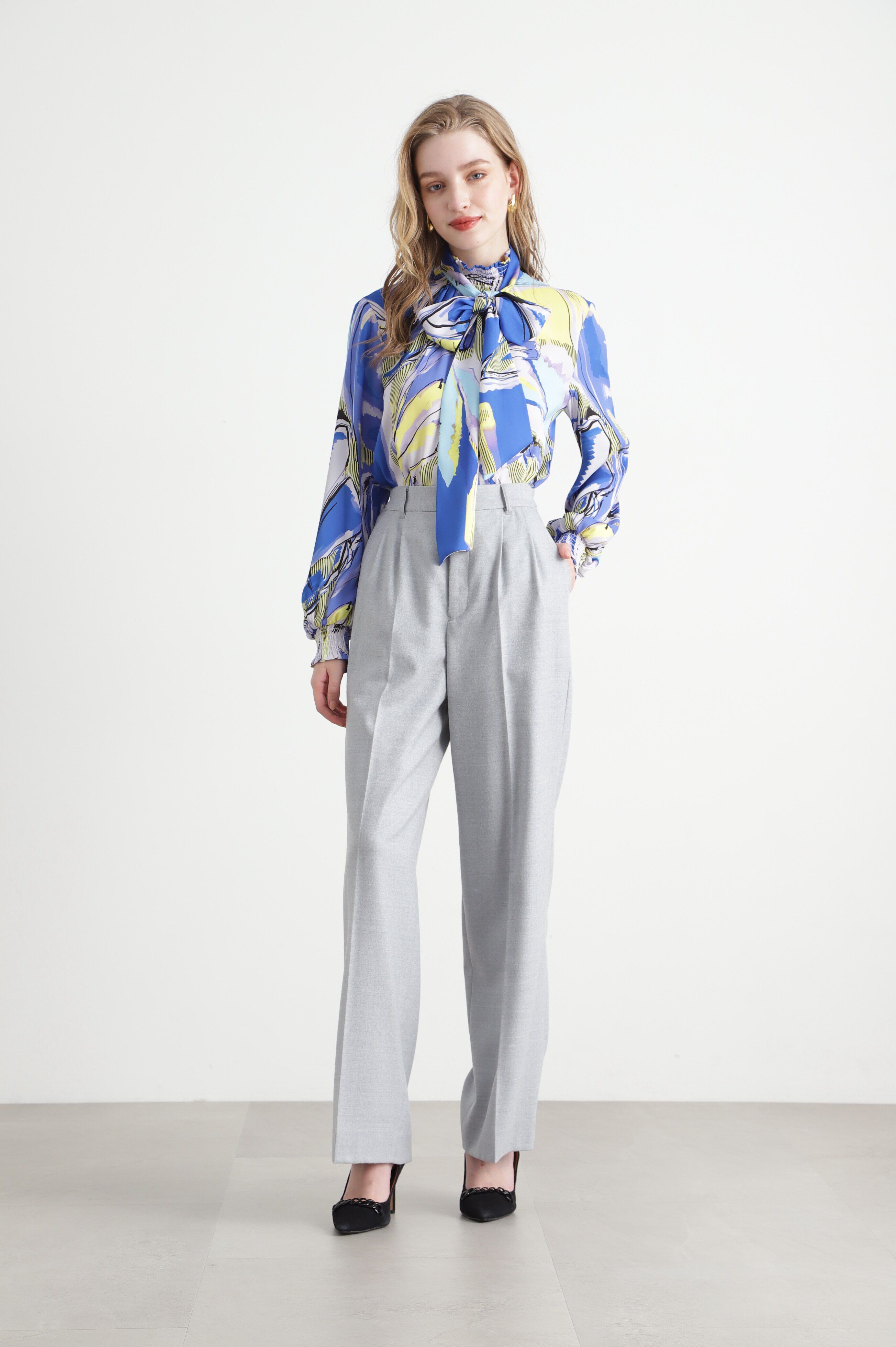  「◆ハイカウントフラノセミワイドパンツ」|その他|