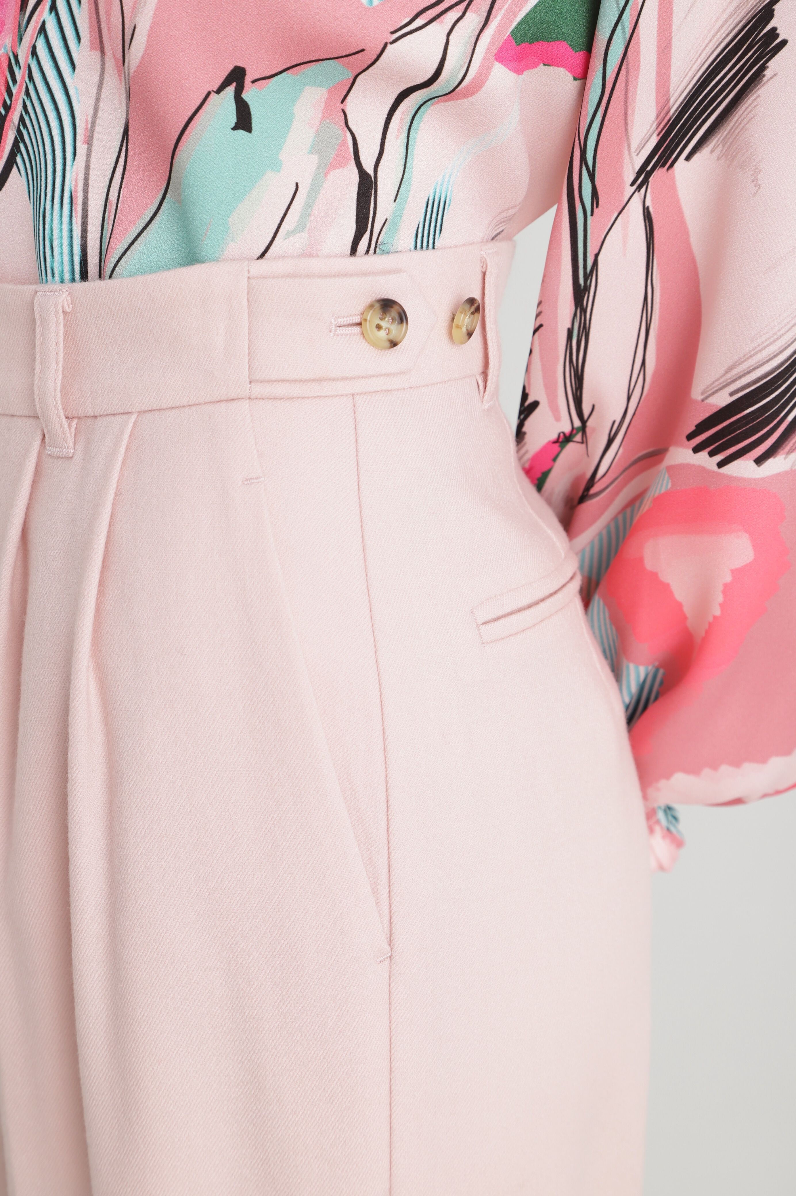  「◆ハイカウントフラノセミワイドパンツ」|その他|