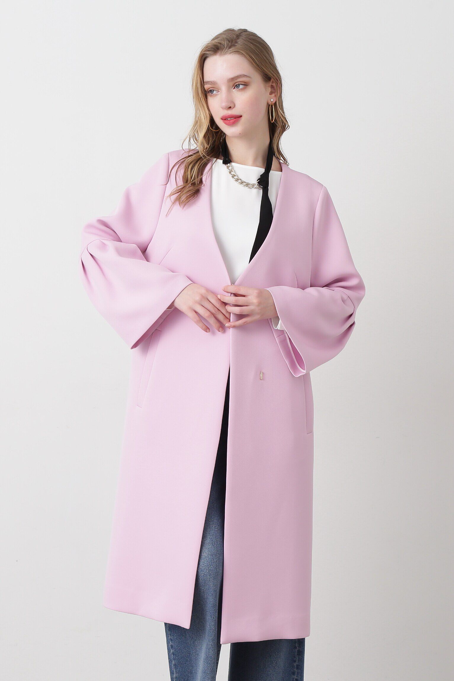  「◆三重織ツイルベルスリーブコート」|その他|