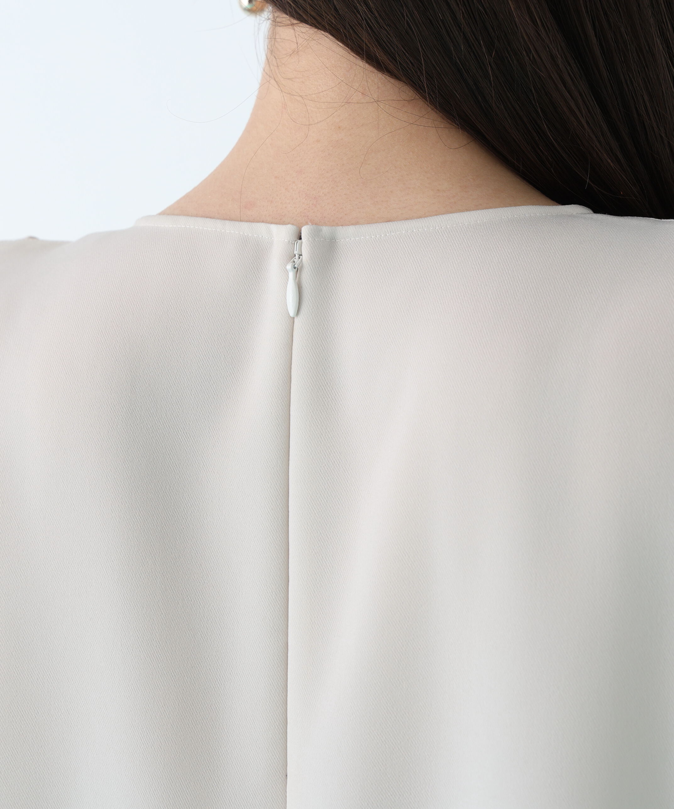  「ダブルサテンレイヤードブラウス」|シャツ・ブラウス|