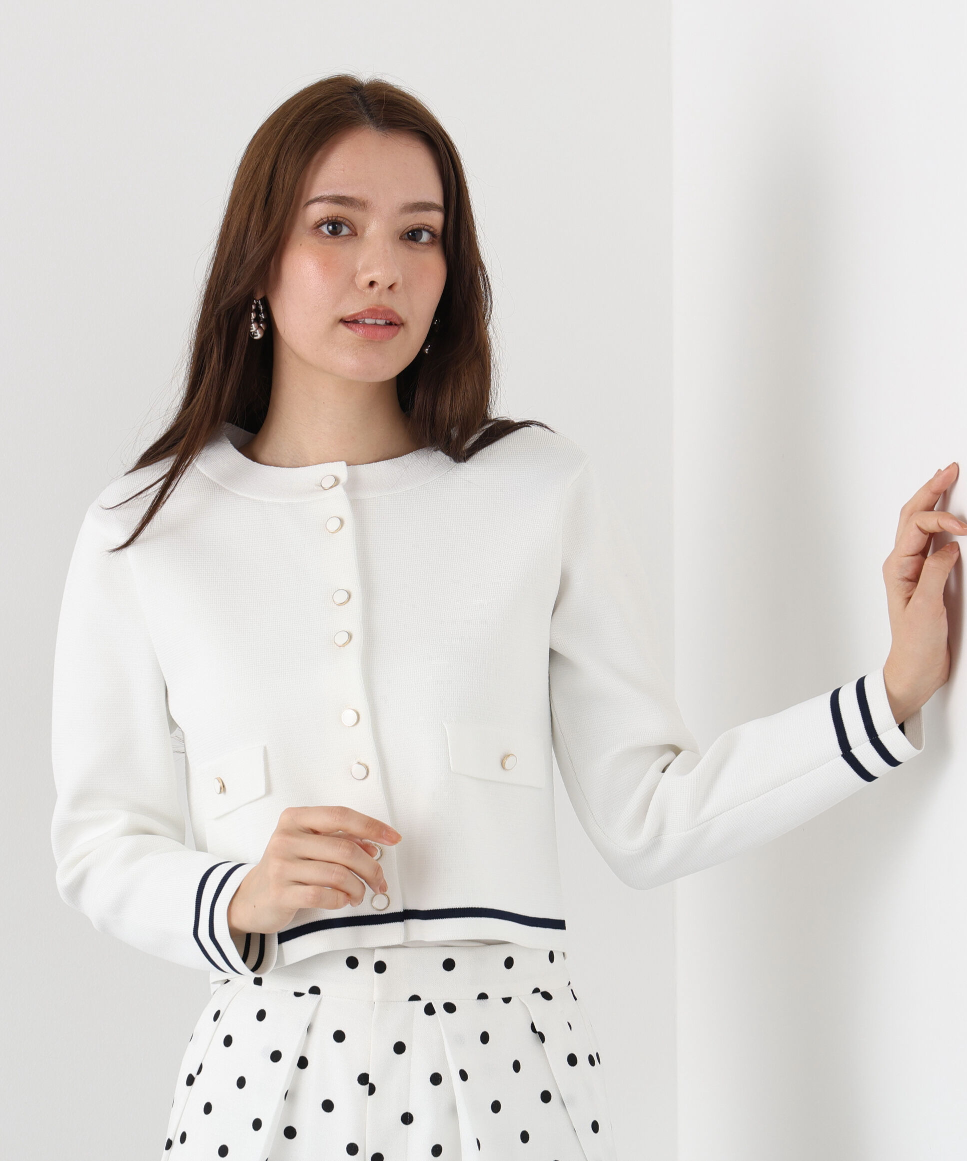  「ミラノリブマリンニットジャケット」|その他|