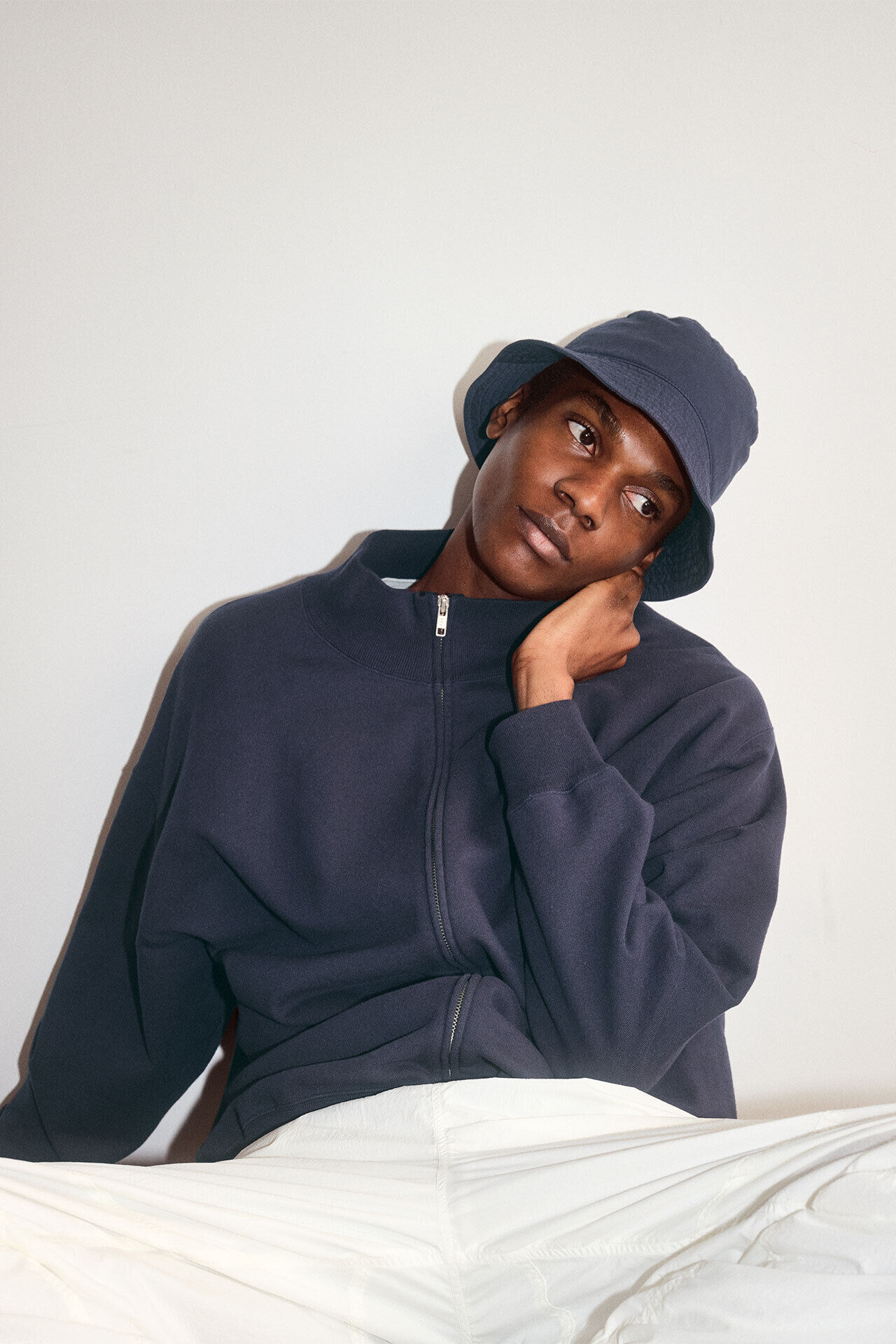 YLEVE 「Ｙ / ORGANIC COTTON BLEND HEAVY WEIGHT FLEECE BZ」|ブルゾン・スタジャン|