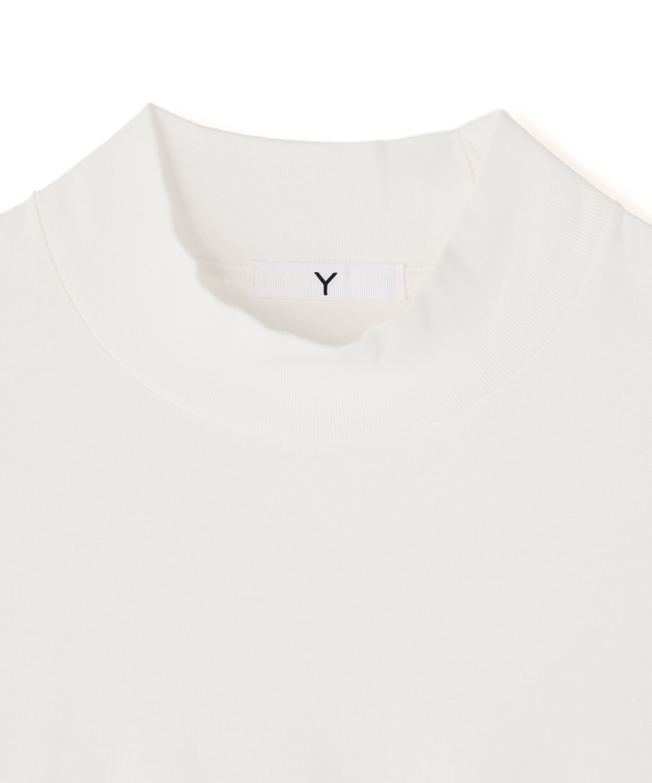 YLEVE 「Ｙ / ORGANIC COTTON JERSEY MOCK NECK SHORT SLEEVE T-SHIRT」|Tシャツ・カットソー|