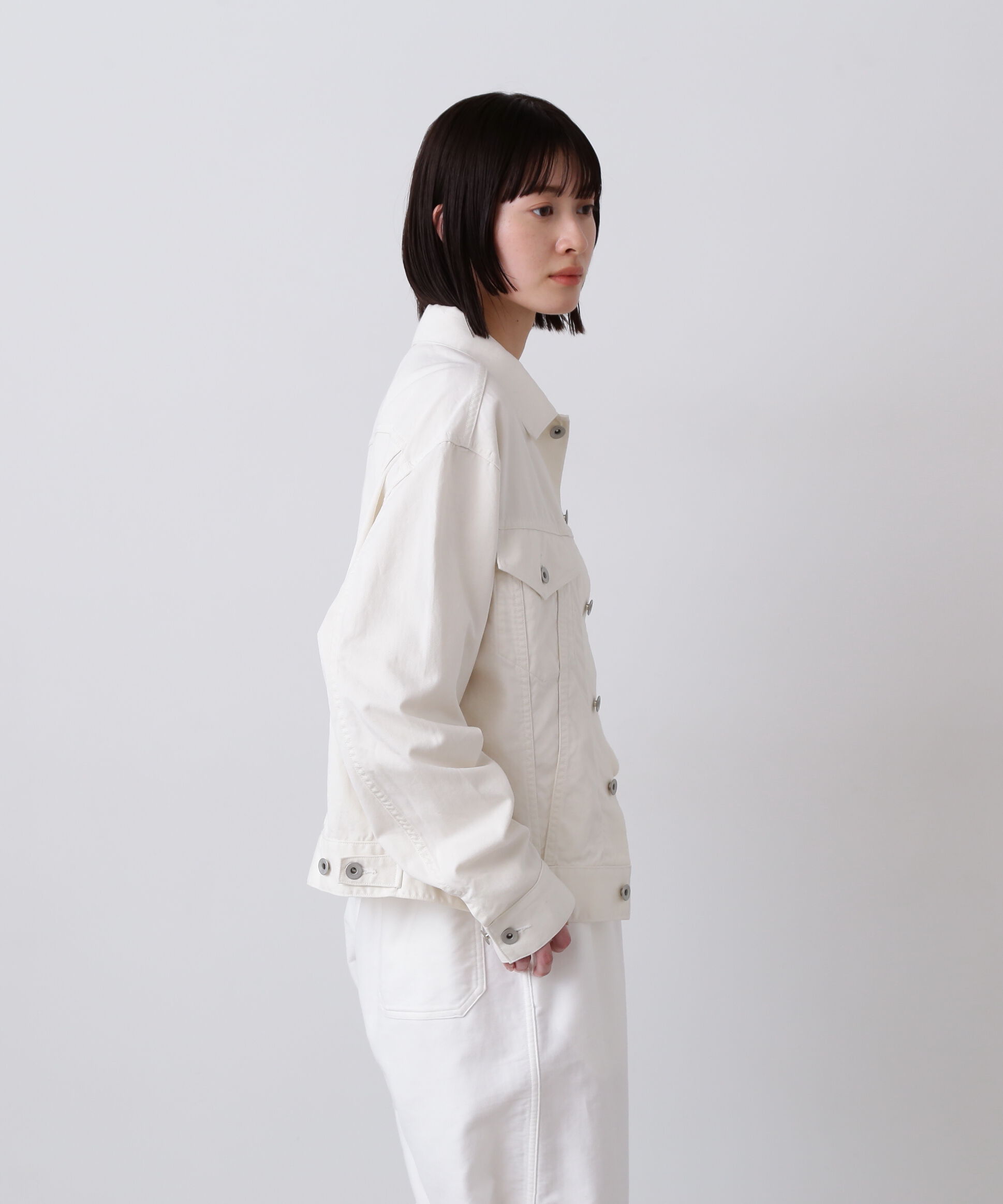 YLEVE 「Ｙ / ORGANIC COTTON TENCEL CHINO JACKET」|ブルゾン・スタジャン|